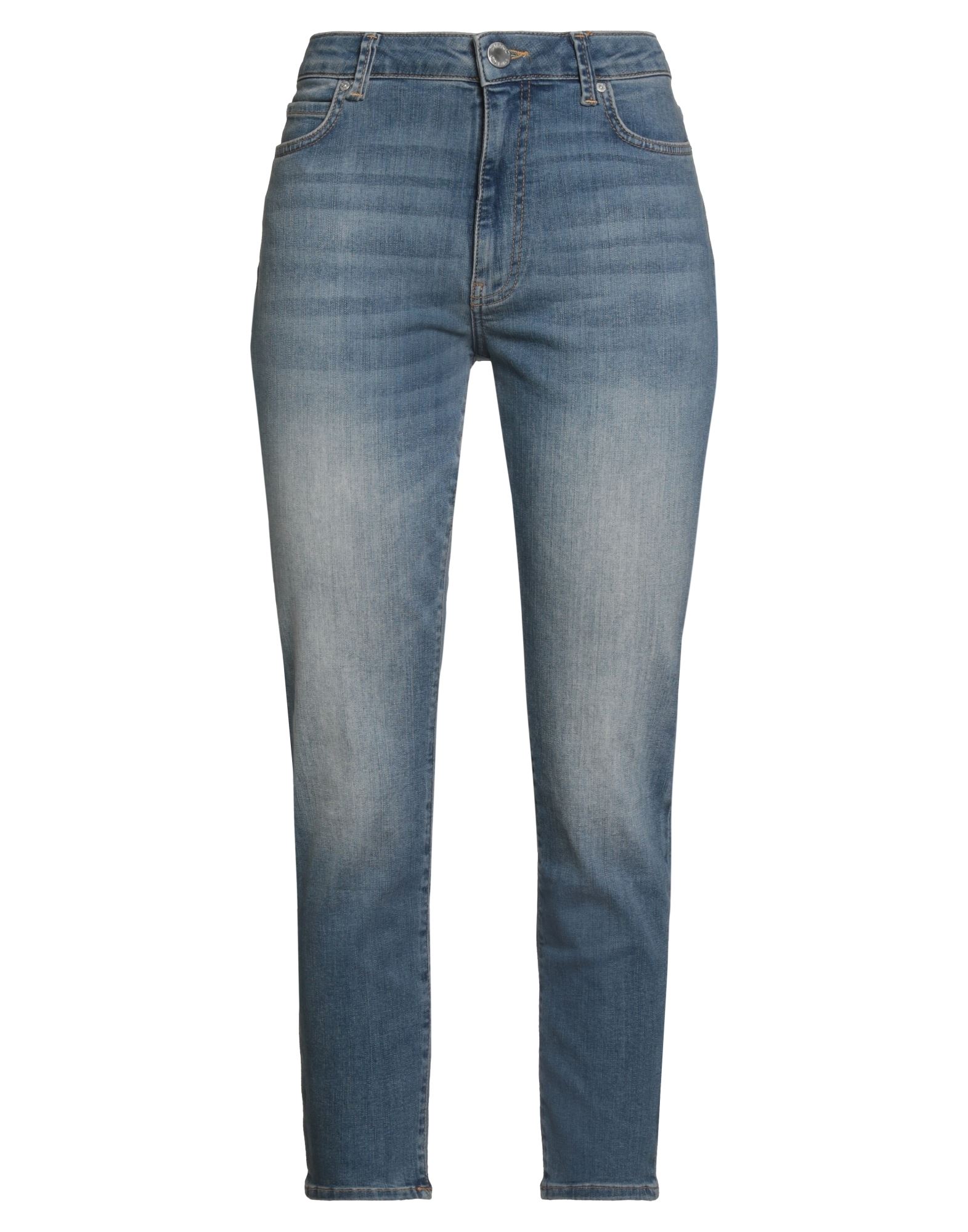 스키니 진, 데님, 바랜 효과, 스트레치 패브릭, 솔리드 컬러, 브랜드 로고, 크리스탈, 미디엄 워싱, 노멀 웨이스트, 레귤러 핏, 포켓 5개, 손세탁, 표백 금지, 건조기 사용불가. 이미지