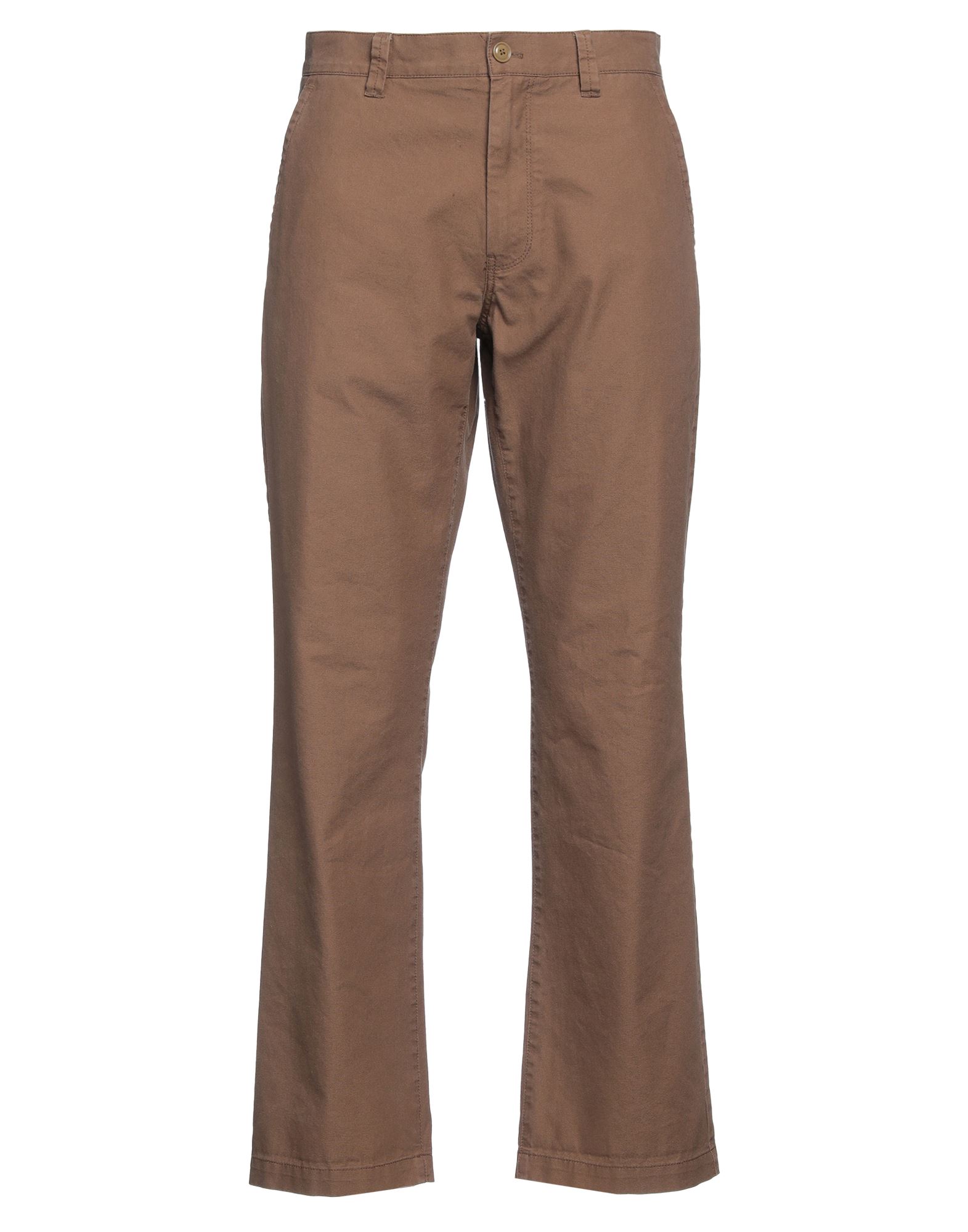 치노 팬츠, 우븐, 솔리드 컬러, 장식 부착 없음, 노멀 웨이스트, 벨트 루프, 스트레이트 레그, 레귤러 핏, 지퍼 여밈, 1 버튼, 멀티 포켓, 세탁기 세탁 또는 드라이클리닝, 표백 금지, 건조기 사용불가. 이미지