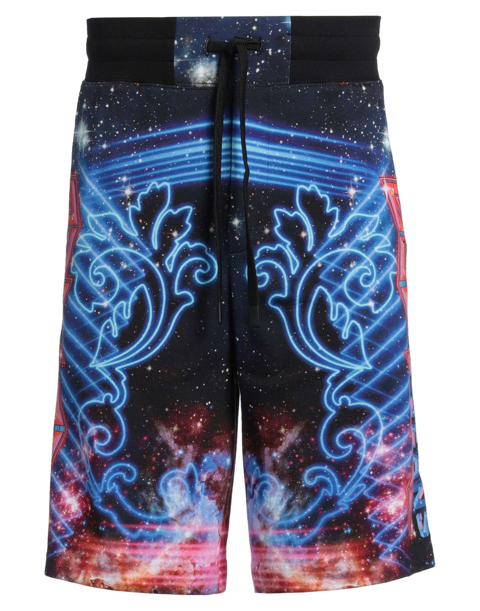 플리스, 브랜드 로고, 멀티컬러 패턴, 하이 웨이스트, 드로스트링, 멀티 포켓, 세탁기 세탁 또는 드라이클리닝, 건조기 사용불가, 표백 금지, 스포츠, 스몰 핏. 이미지