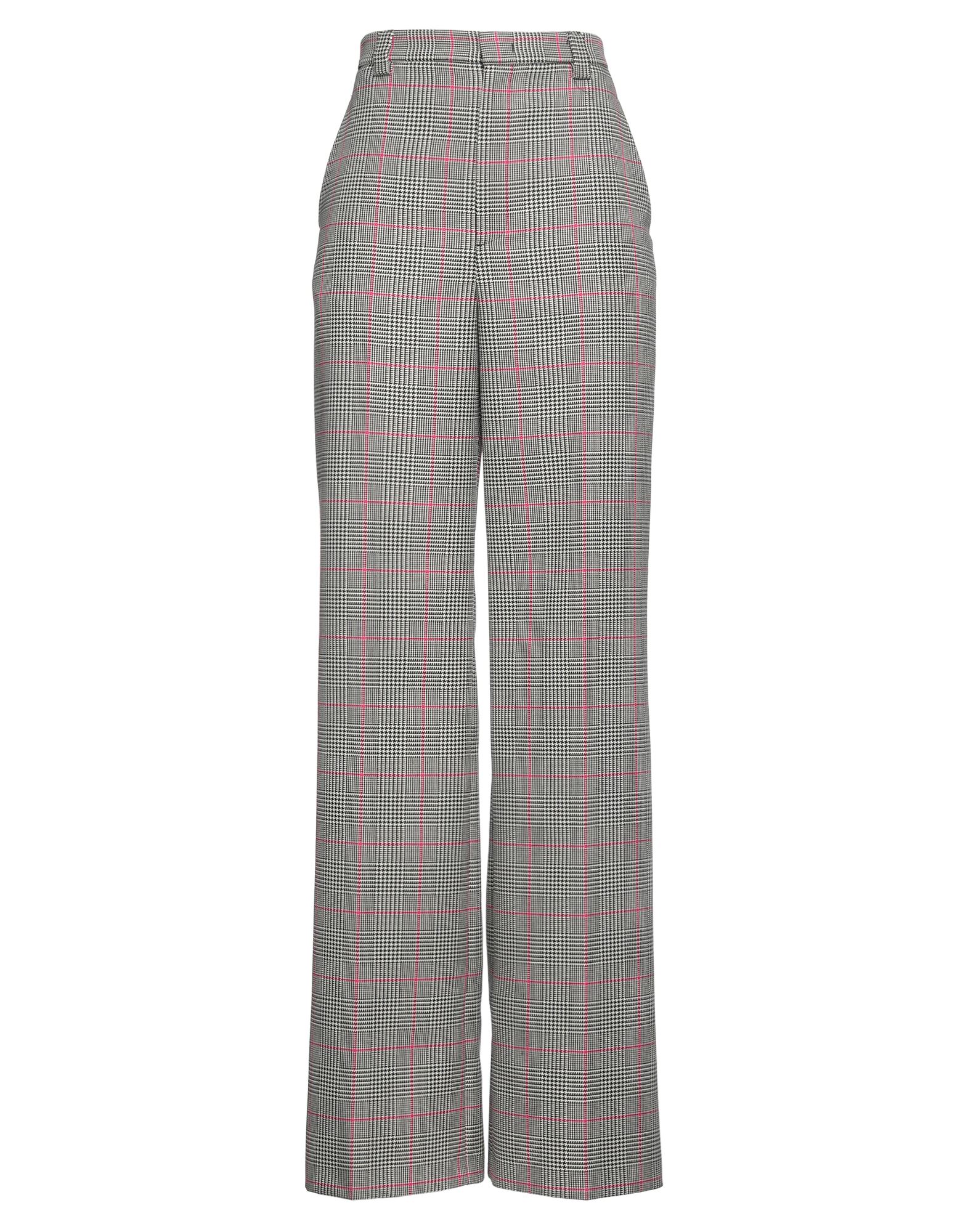 평직, 장식 부착 없음, 프린스 오브 웨일스, 벨트 루프, 스트레이트 레그, 레귤러 핏, 지퍼 클로저, 훅&아이, 멀티 포켓, 기타 바지. 이미지