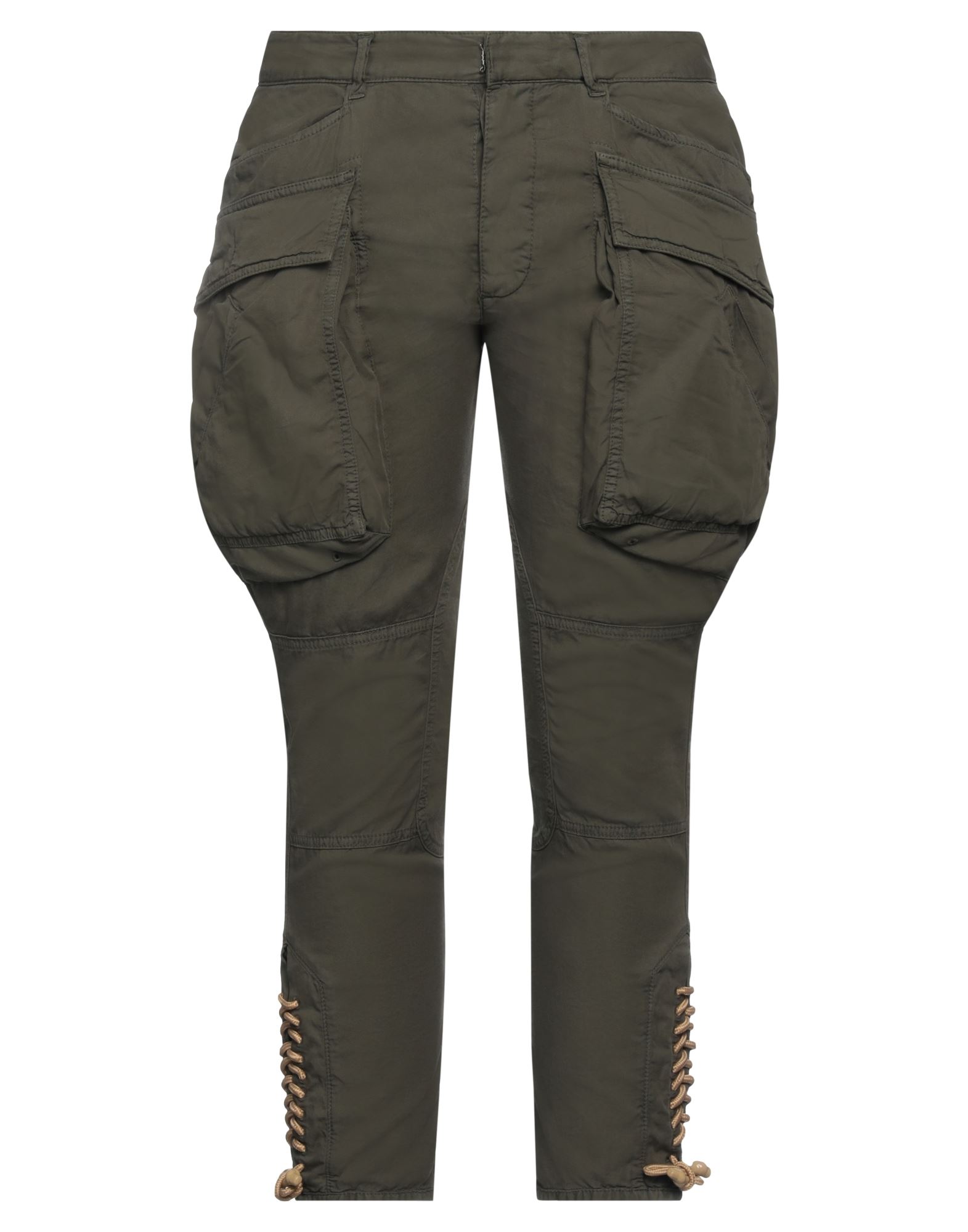 캔바스, 브랜드 로고, 솔리드 컬러, 하이 웨이스트, 벨트 루프, 테이퍼드 레그, 레귤러 핏, 훅&아이, 1 버튼, 멀티 포켓, 스트레치, 카고스타일 포켓. 이미지