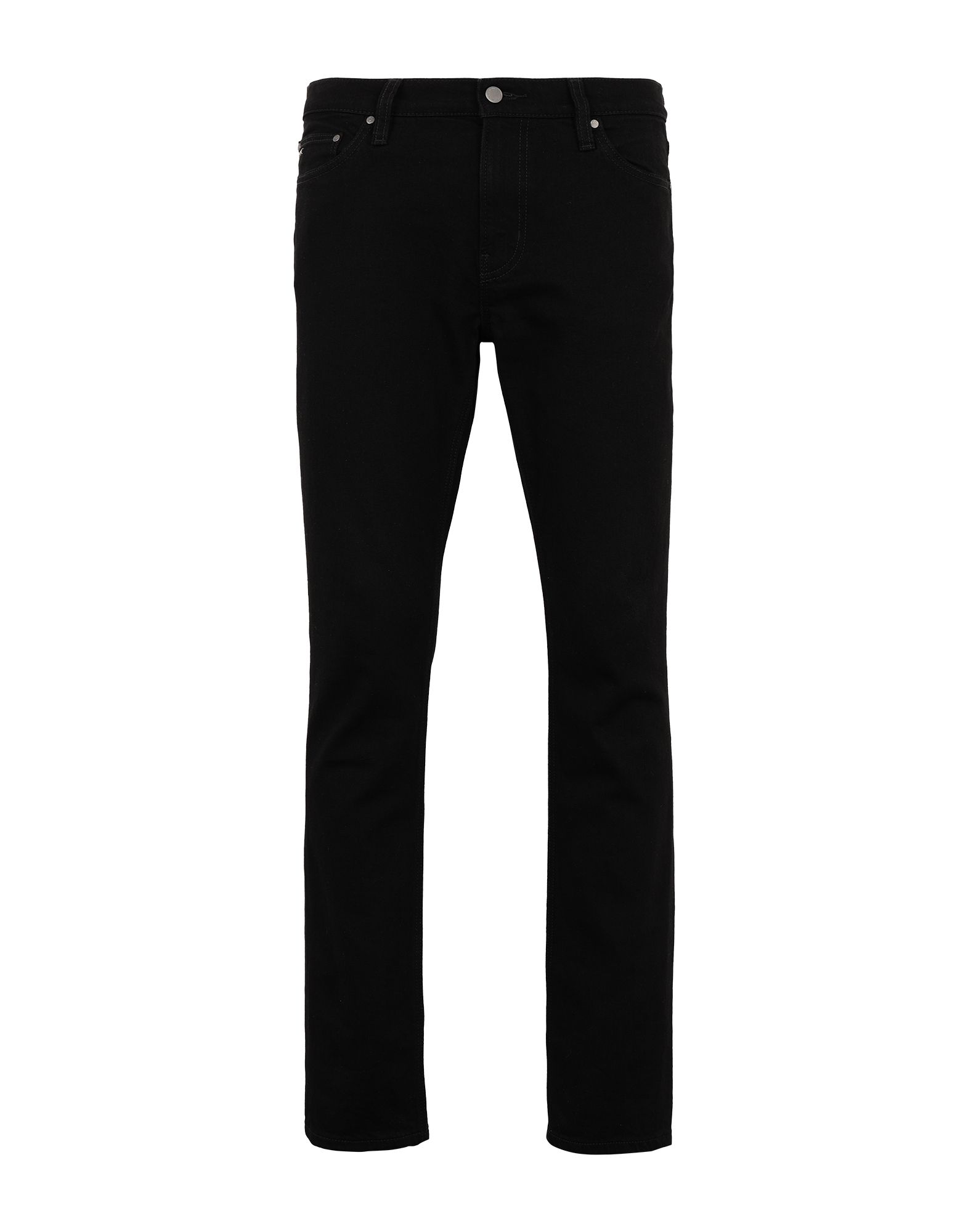 데님, 로고, 솔리드 컬러, 컬러 워싱, 노멀 웨이스트, 버튼 & 지퍼, 프론트 클로져, 멀티 포켓, 스트레치. 이미지