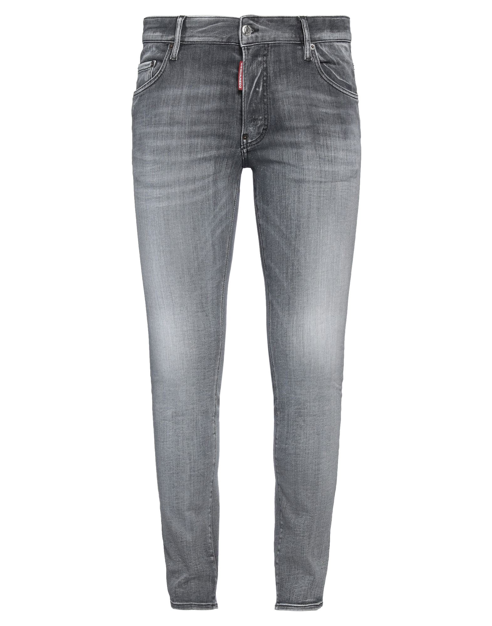 테이퍼드 진, 데님, 바랜 효과, 가죽 인서트, 솔리드 컬러, 컬러 워싱, 노멀 웨이스트, 레귤러 핏, 버튼 여밈, 멀티 포켓, 스트레치, 세탁기로 세탁, 표백 금지, 건조기 사용불가, 동물성 비섬유 자재 함유. 이미지