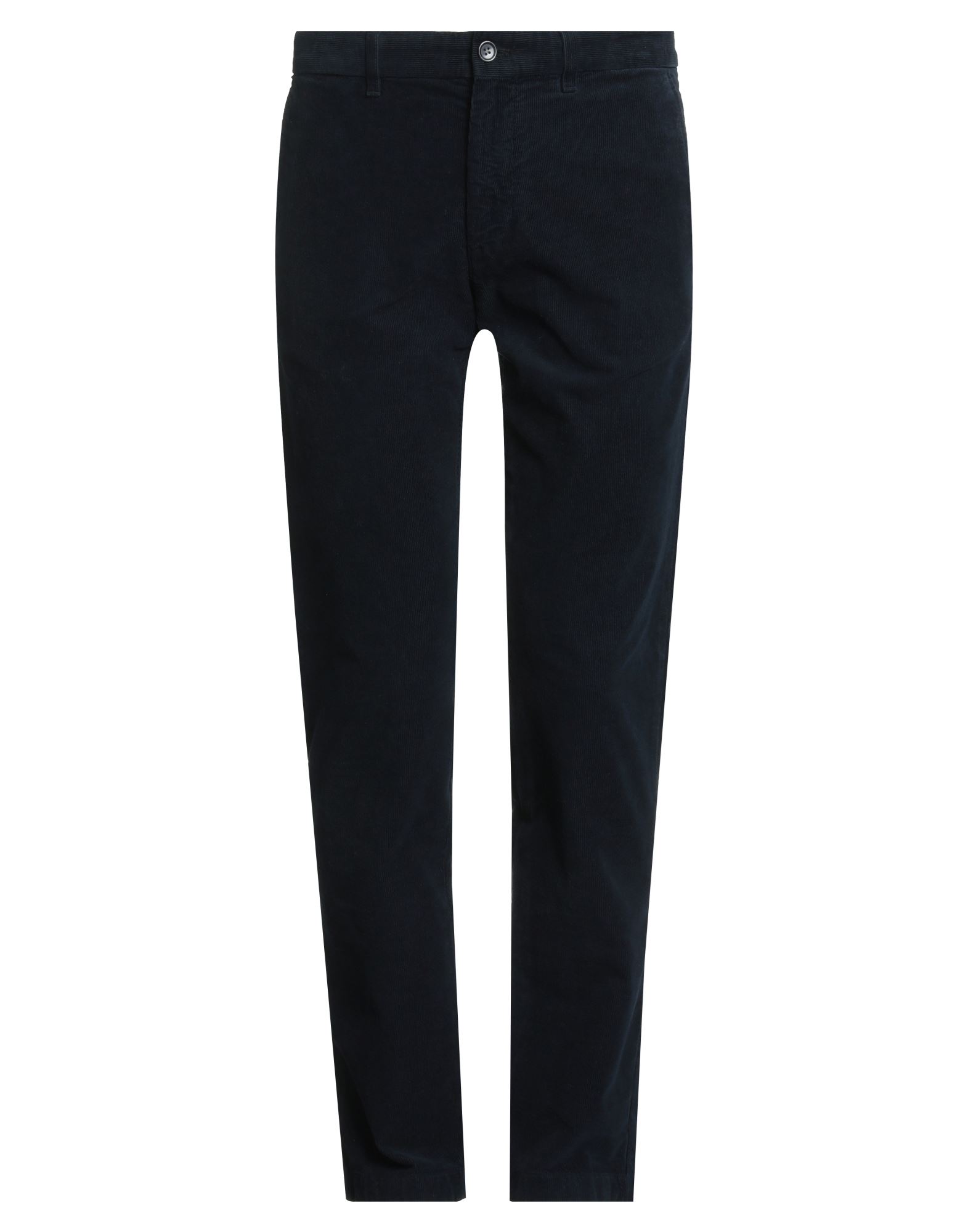 캐주얼 팬츠, 코듀로이, 솔리드 컬러, 브랜드 로고, 노멀 웨이스트, 테이퍼드 레그, 레귤러 핏, 지퍼 여밈, 1 버튼, 슬릿 포켓, 스트레치, 세탁기 세탁 또는 드라이클리닝, 표백 금지, 건조기 사용불가. 이미지