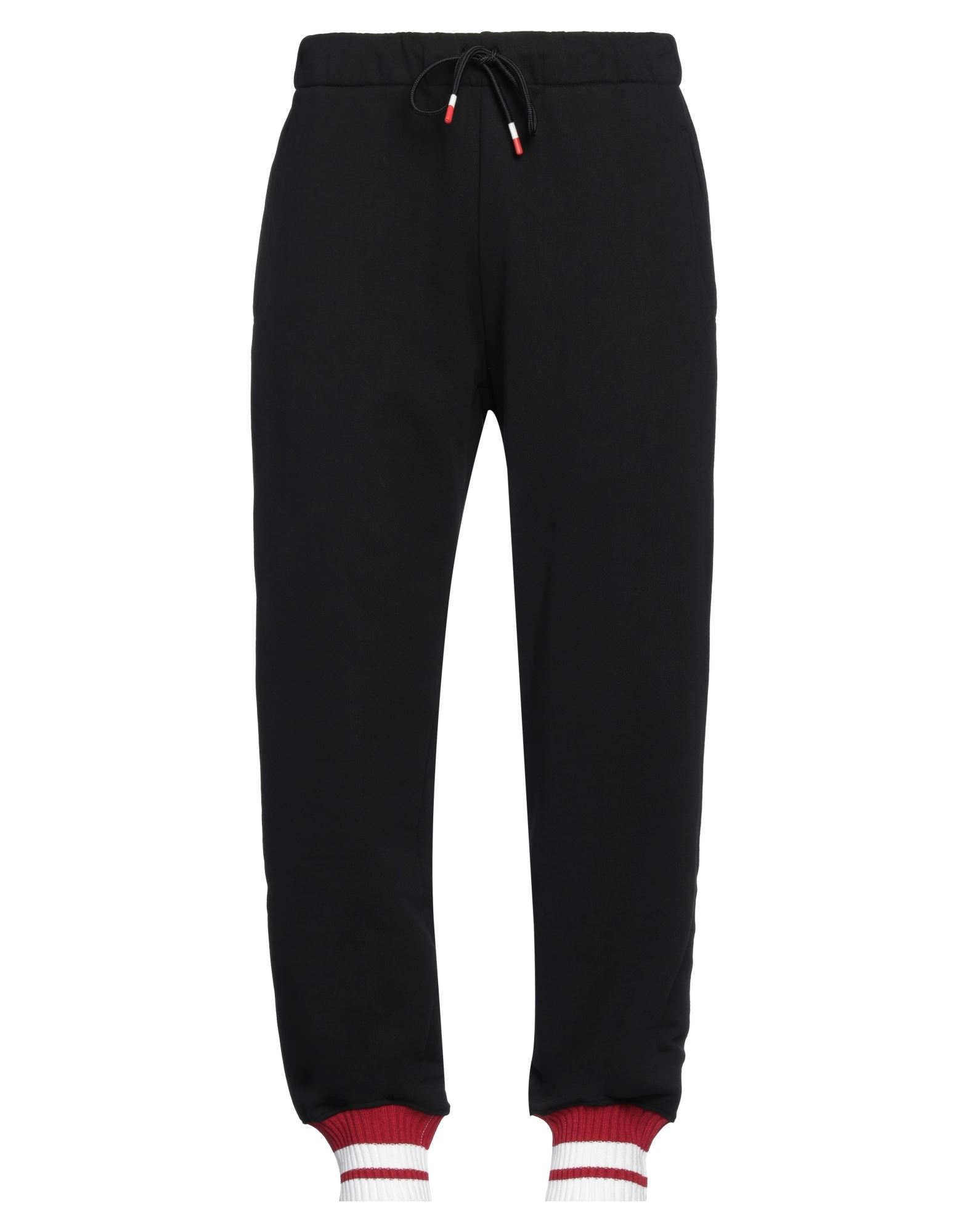 트랙 팬츠, 프렌치 테리, 니트 소재, 라이트웨이트 니트, 브랜드 로고, 멀티컬러 패턴, 하이 웨이스트, 컴포트 핏, 멀티 포켓, 손세탁 또는 드라이클리닝, 표백 금지, 건조기 사용불가. 이미지