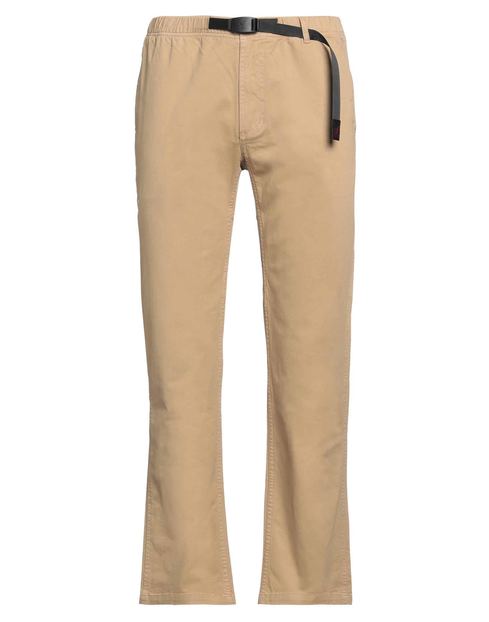 캐주얼 팬츠, 우븐, 장식 디테일 솔리드 컬러, 브랜드 로고, 벨트, 하이 웨이스트, 벨트 루프, 테이퍼드 레그, 레귤러 핏, 1 버튼, 지퍼 여밈, 멀티 포켓, 세탁기로 세탁, 표백 금지, 건조기 사용가능. 이미지