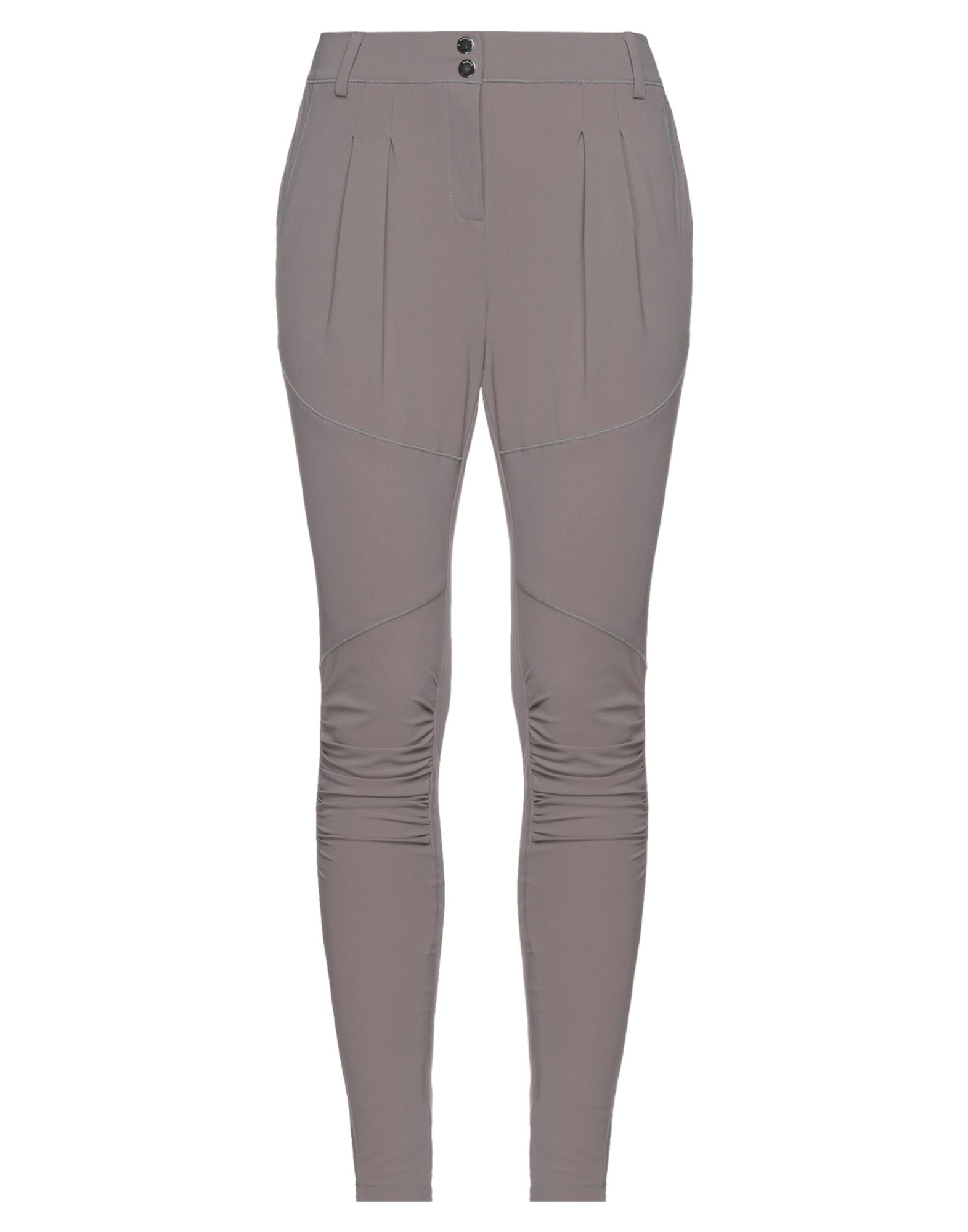 합성 저지, 솔리드 컬러, 드레이프 디테일, 스키니, 테이퍼드 레그, 노멀 웨이스트, 스냅버튼 & 지퍼, 멀티 포켓, 스트레치. 이미지