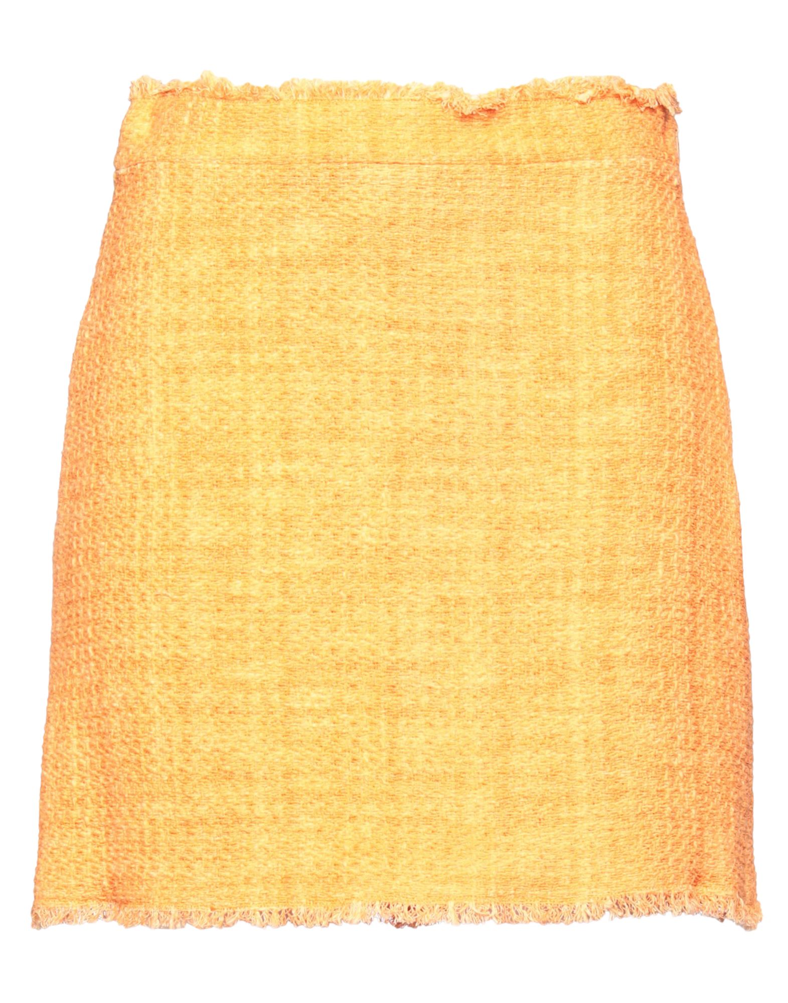 트위드, 장식 부착 없음, 솔리드 컬러, 지퍼 클로저, 포켓 없음, 펜슬 스커트. 이미지