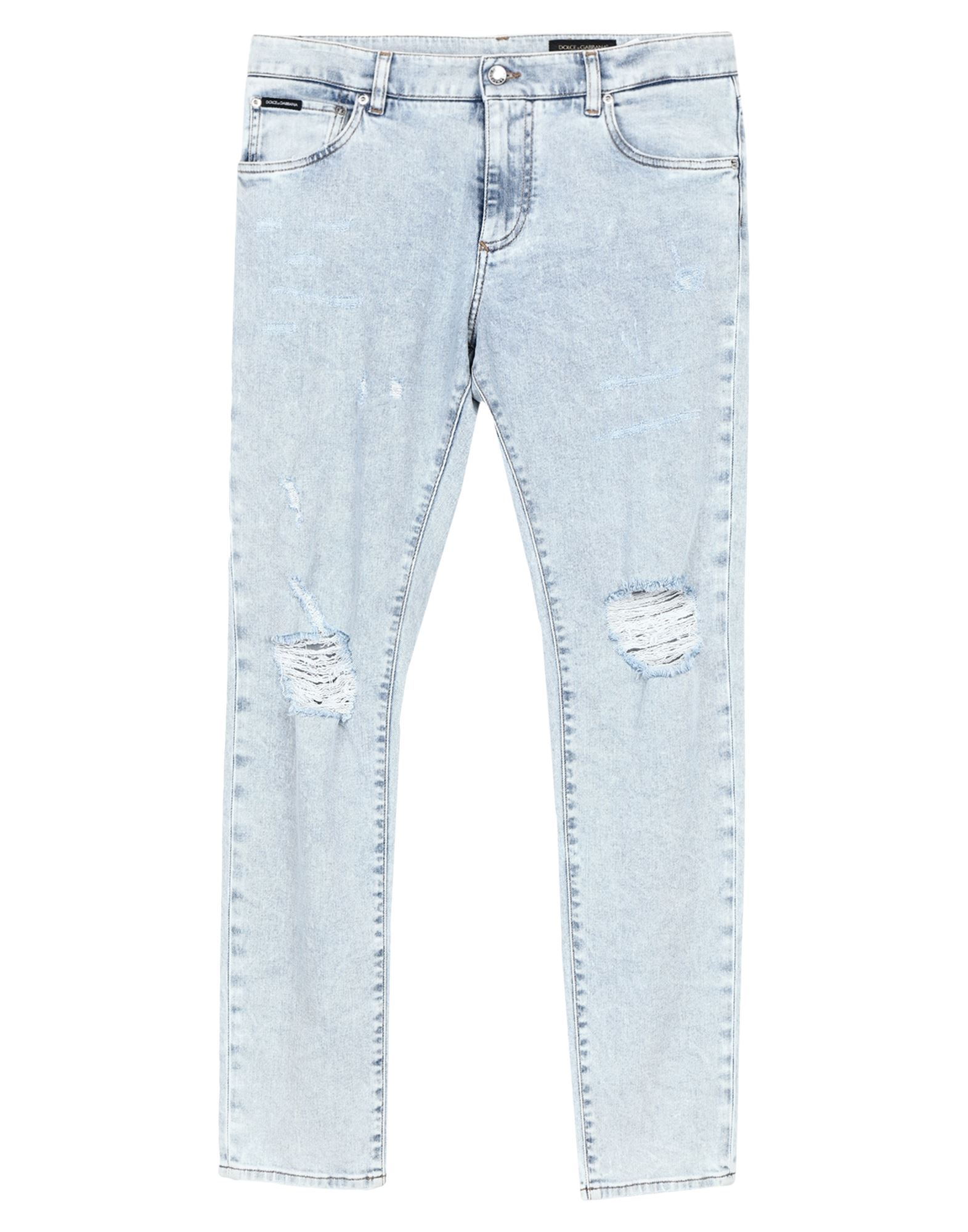 데님, 바랜 효과, 해진 효과, 브랜드 로고, 솔리드 컬러, 라이트 워싱, 노멀 웨이스트, 테이퍼드 레그, 스키니, 지퍼 클로저, 버튼 여밈, 멀티 포켓, 스트레치, 스트레이트 레그 스타일. 이미지