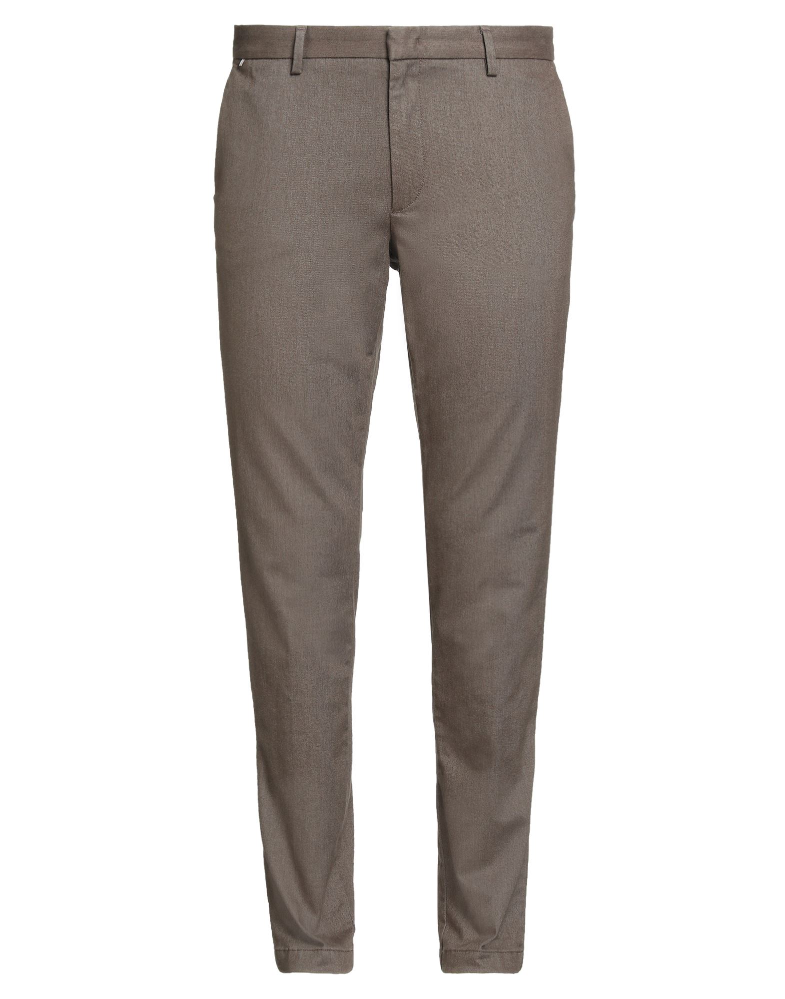 테일러드 팬츠, 플란넬, 스트레치 패브릭, 솔리드 컬러, 브랜드 로고, 노멀 웨이스트, 테이퍼드 레그, 레귤러 핏, 지퍼 여밈, 후크 여밈, 슬릿 포켓, 웰트 포켓, 세탁기 세탁 또는 드라이클리닝, 표백 금지, 건조기 사용불가. 이미지