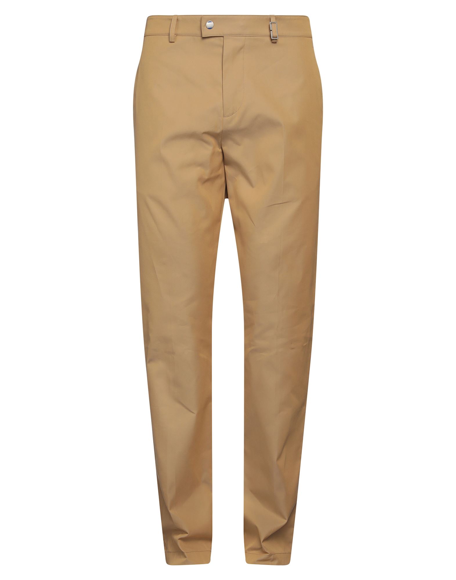 치노 팬츠, 트윌, 장식 디테일 솔리드 컬러, 장식 효과, 하이 웨이스트, 테이퍼드 레그, 레귤러 핏, 지퍼 여밈, 스냅버튼 여밈, 멀티 포켓, 드라이클리닝, 표백 금지, 건조기 사용불가, 동물성 비섬유 자재 함유. 이미지