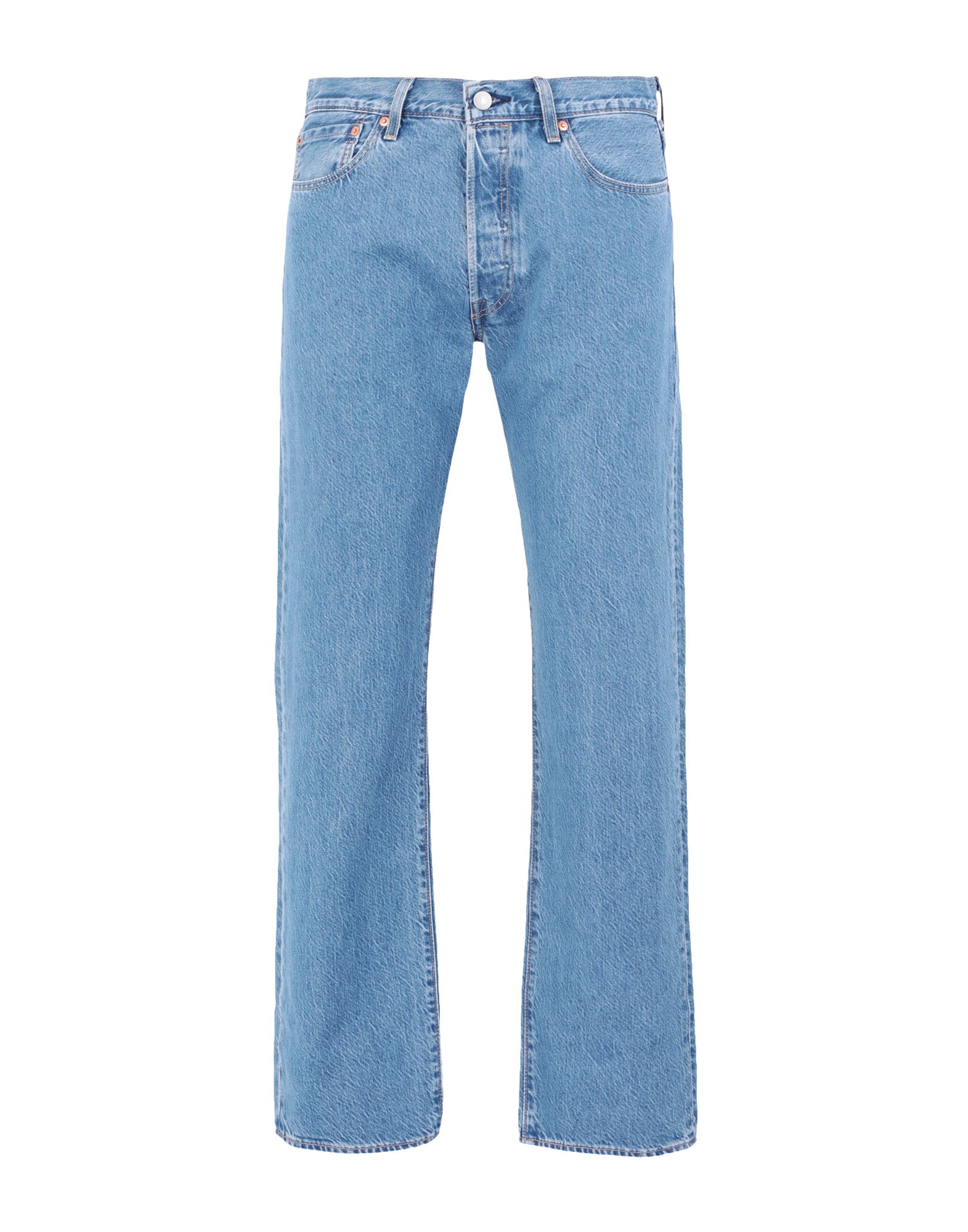 스트레이트 레그 진, model: 501, 데님, 솔리드 컬러, 브랜드 로고, 미디엄 워싱, 노멀 웨이스트, 레귤러 핏, 버튼 여밈, 멀티 포켓, 이 브랜드는 사이즈가 작게 나옵니다, 크롭트. 이미지