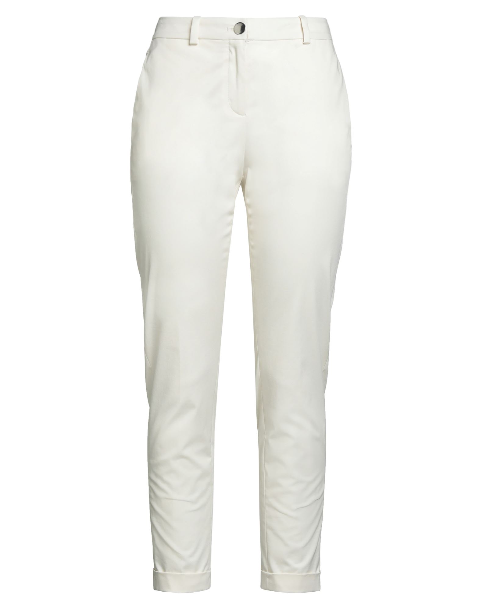 우븐, 브랜드 로고, 솔리드 컬러, 하이 웨이스트, 테이퍼드 레그, 레귤러 핏, 더블버튼 여밈, 사이드 슬릿 헴라인, 멀티 포켓, 스트레치, 손세탁 또는 드라이클리닝, 건조기 사용불가, 표백 금지, 치노. 이미지