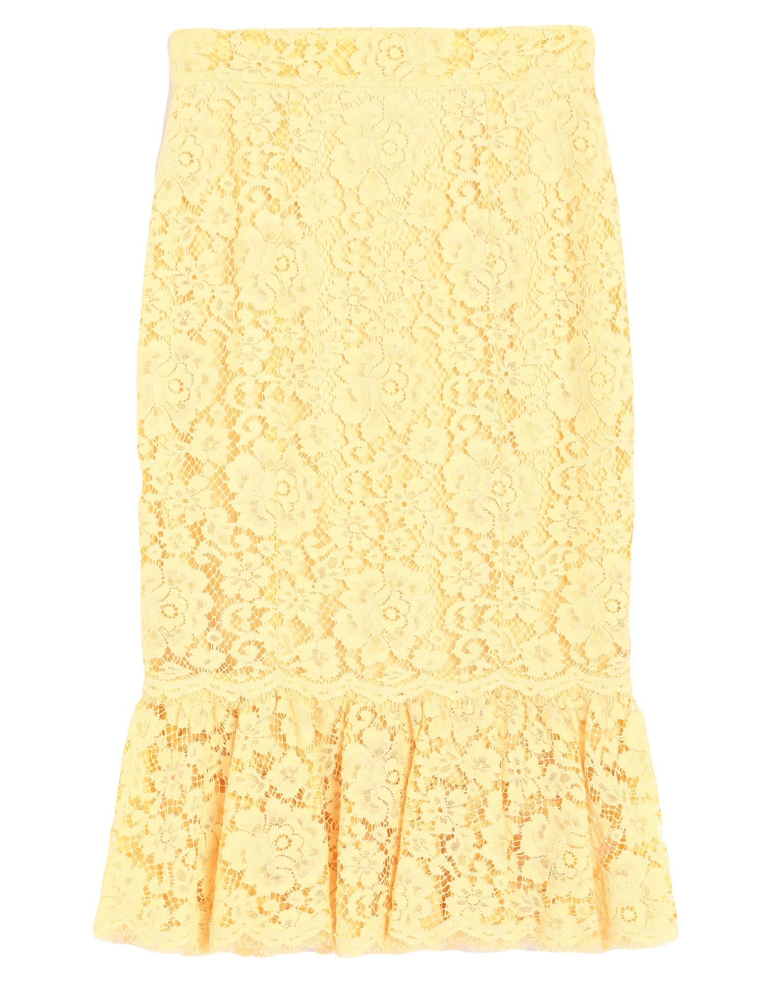 플레어 스커트, 레이스, 솔리드 컬러, 장식 부착 없음, 안감있음, 스냅버튼 여밈, 지퍼 여밈, 플레어 헴라인, 포켓 없음. 이미지