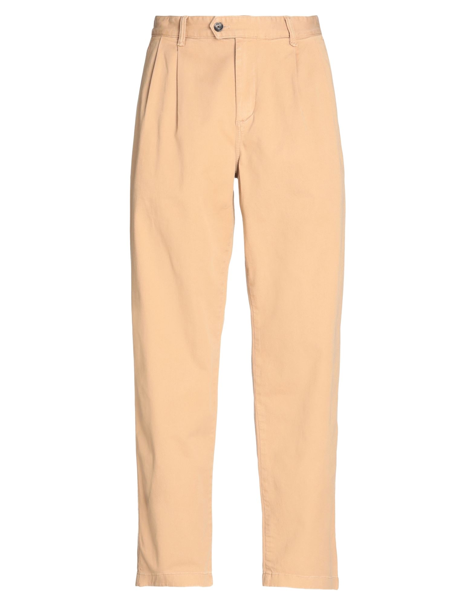 개버딘, 브랜드 로고, 솔리드 컬러, 하이 웨이스트, 웨이스트 다트, 와이드 레그, 레귤러 핏, 지퍼 클로저, 멀티 포켓, 스트레치, 치노. 이미지