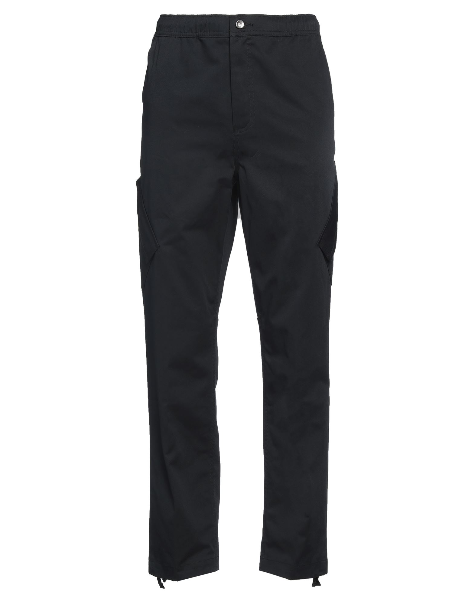 카고 팬츠, 개버딘, 솔리드 컬러, 브랜드 로고, 하이 웨이스트, 레귤러 핏, 지퍼 여밈, 버튼 여밈, 멀티 포켓, 스트레치, 세탁기로 세탁, 표백 금지, 건조기 사용가능. 이미지