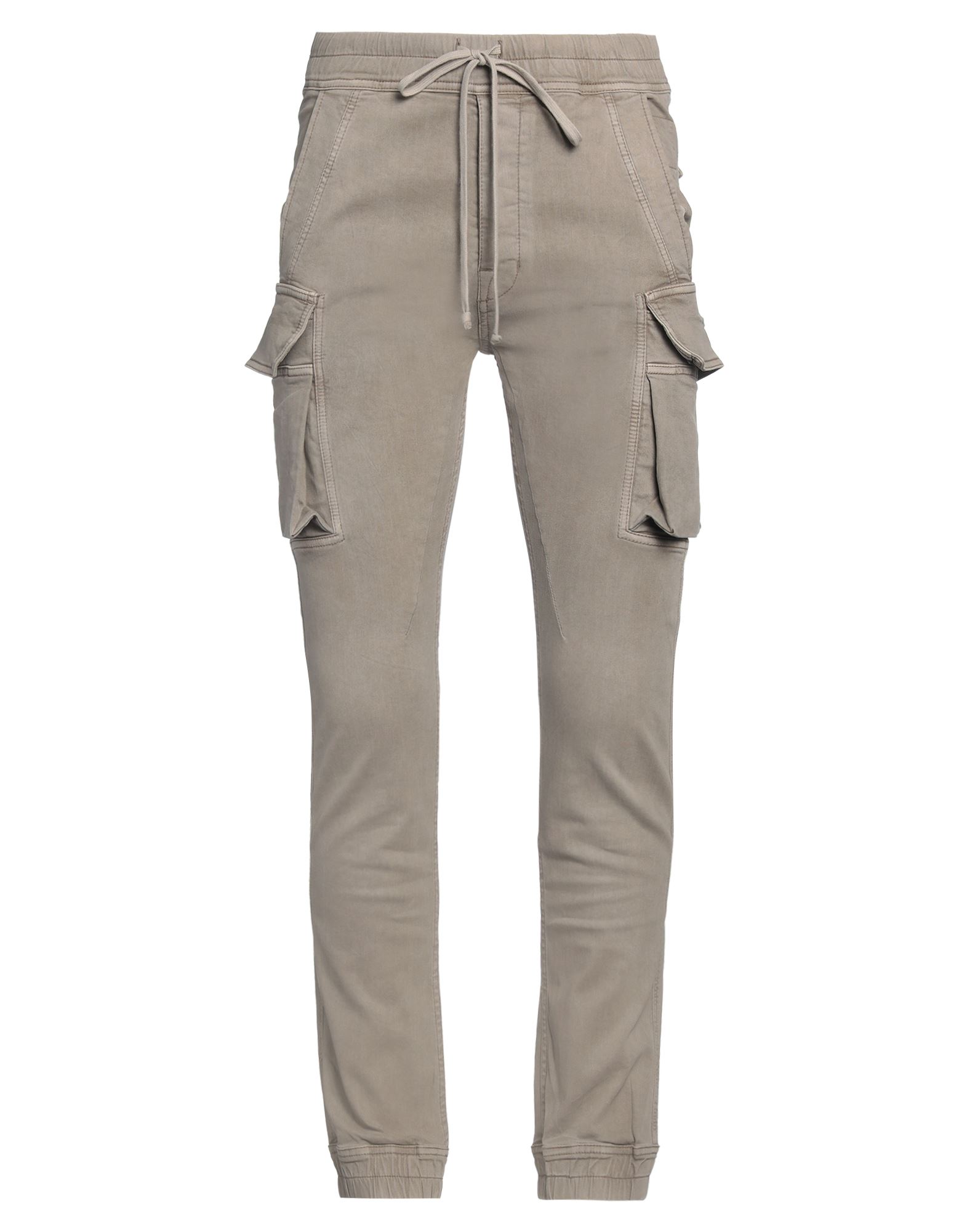 카고 팬츠, 트윌, 솔리드 컬러, 장식 부착 없음, 하이 웨이스트, 레귤러 핏, 드로스트링 여밈, 멀티 포켓, 플랩 포켓, 손세탁, 표백 금지, 건조기 사용불가. 이미지