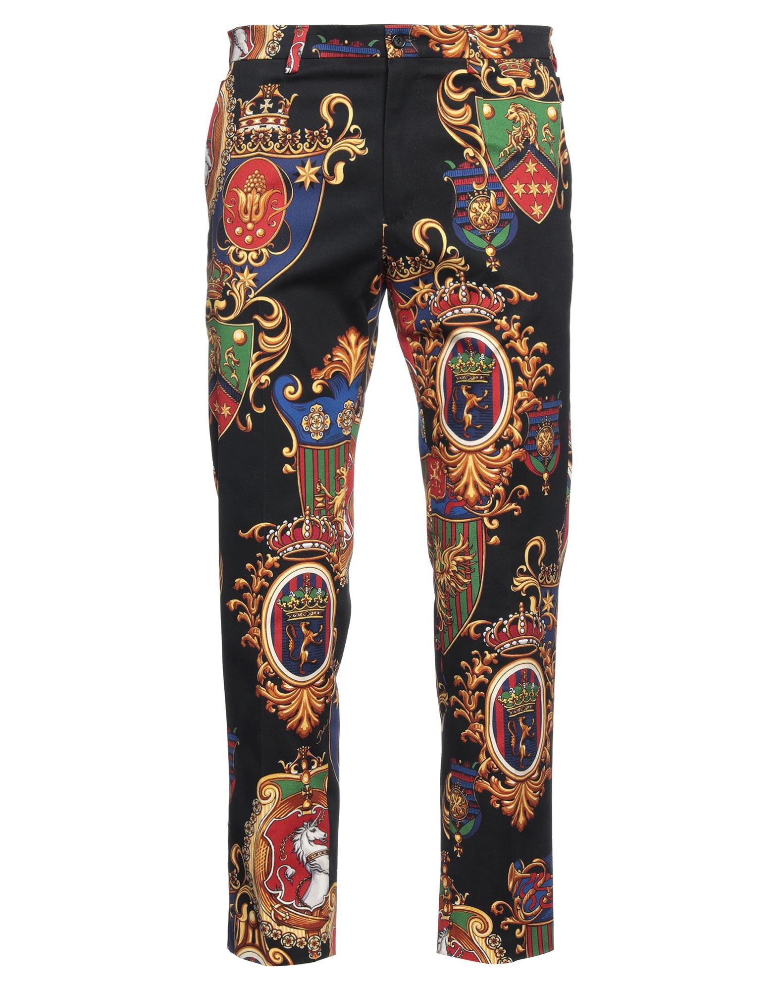 개버딘, 테이퍼드 레그, 멀티 포켓, 레귤러 핏, 페이즐리 패턴, 버튼 여밈. 이미지