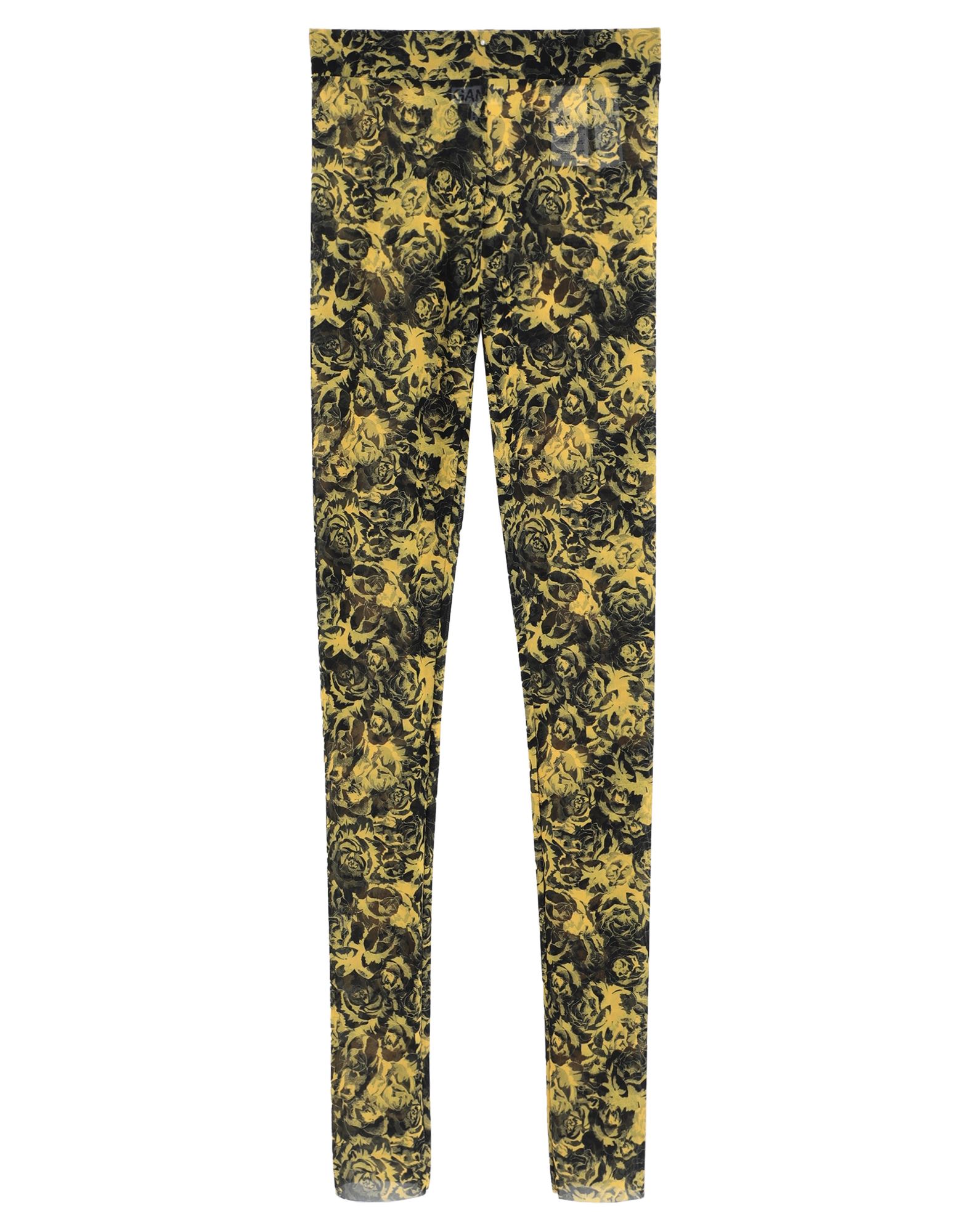 튤, 장식 부착 없음, 플로럴 모티브, 노멀 웨이스트, 테이퍼드 레그, 스키니, 엘라스틱, 포켓 없음, 스트레치, 기타 바지. 이미지