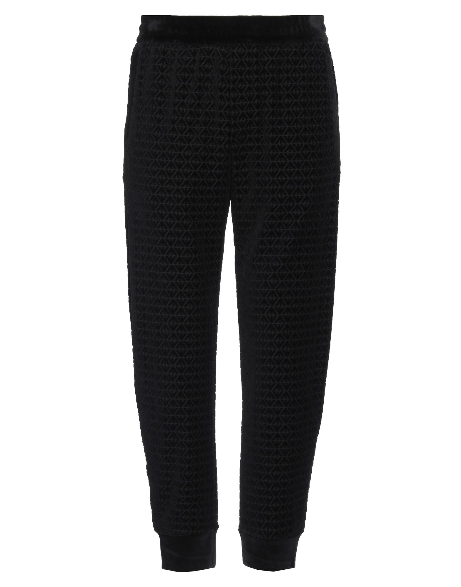 트랙 팬츠, 벨벳, 브랜드 로고, 솔리드 컬러, 하이 웨이스트, 컴포트 핏, 드로스트링 여밈, 멀티 포켓, 세탁기로 세탁, 표백 금지, 건조기 사용불가, 크롭트. 이미지