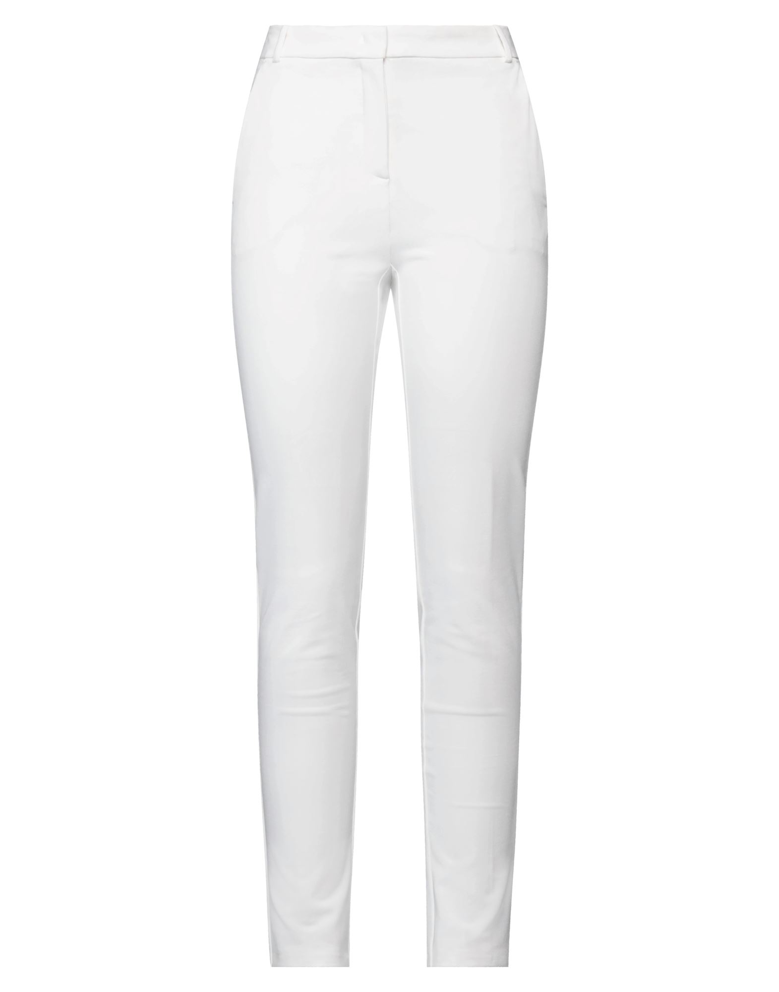 저지, 장식 부착 없음, 솔리드 컬러, 하이 웨이스트, 테이퍼드 레그, 레귤러 핏, 지퍼 클로저, 훅&아이, 멀티 포켓, 스트레치, 치노. 이미지