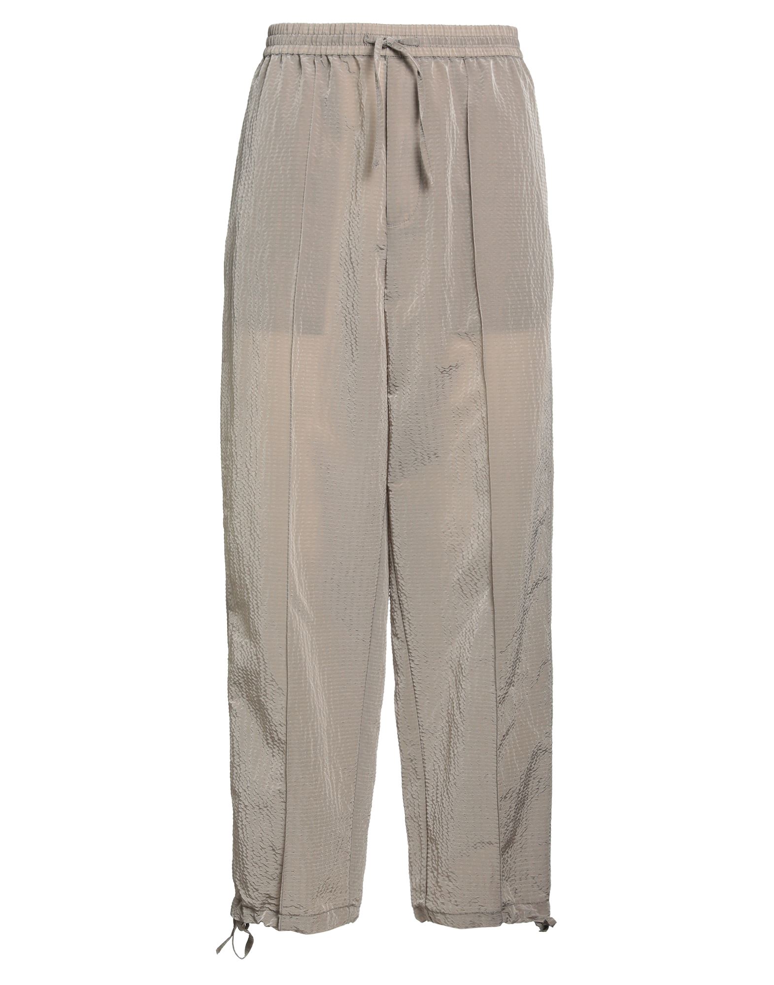 캐주얼 팬츠, 테크니컬 패브릭, 솔리드 컬러, 장식 부착 없음, 하이 웨이스트, 테이퍼드 레그, 레귤러 핏, 드로스트링 여밈, 지퍼 여밈, 멀티 포켓, 세탁기로 세탁, 표백 금지, 건조기 사용불가. 이미지