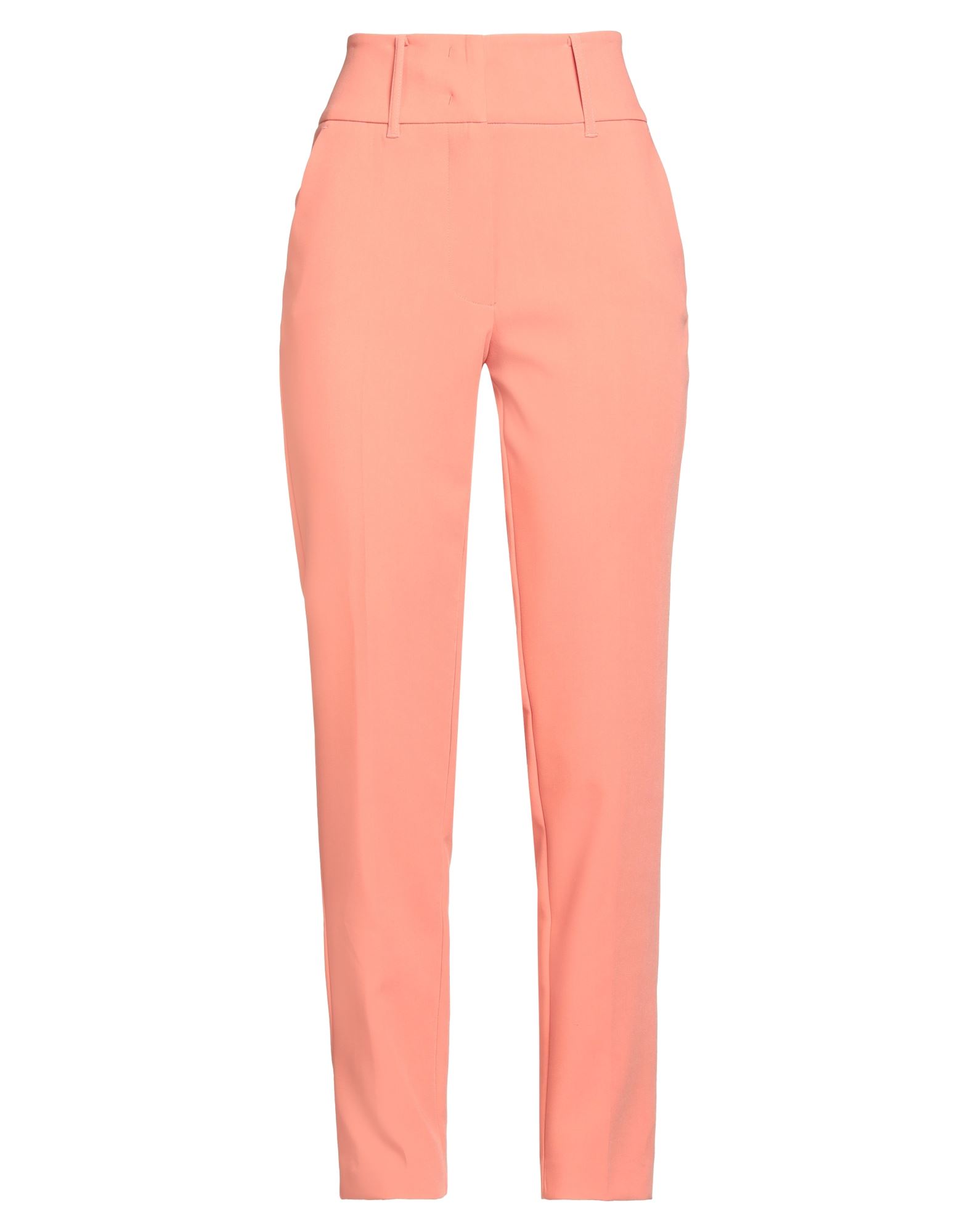 저지, 장식 부착 없음, 솔리드 컬러, 하이 웨이스트, 벨트 루프, 스트레이트 레그, regular fit, κλείσιμο με φερμουάρ, 훅&아이, 사이드 슬릿 헴라인, 멀티 포켓, 스트레치, 테일러드. 이미지