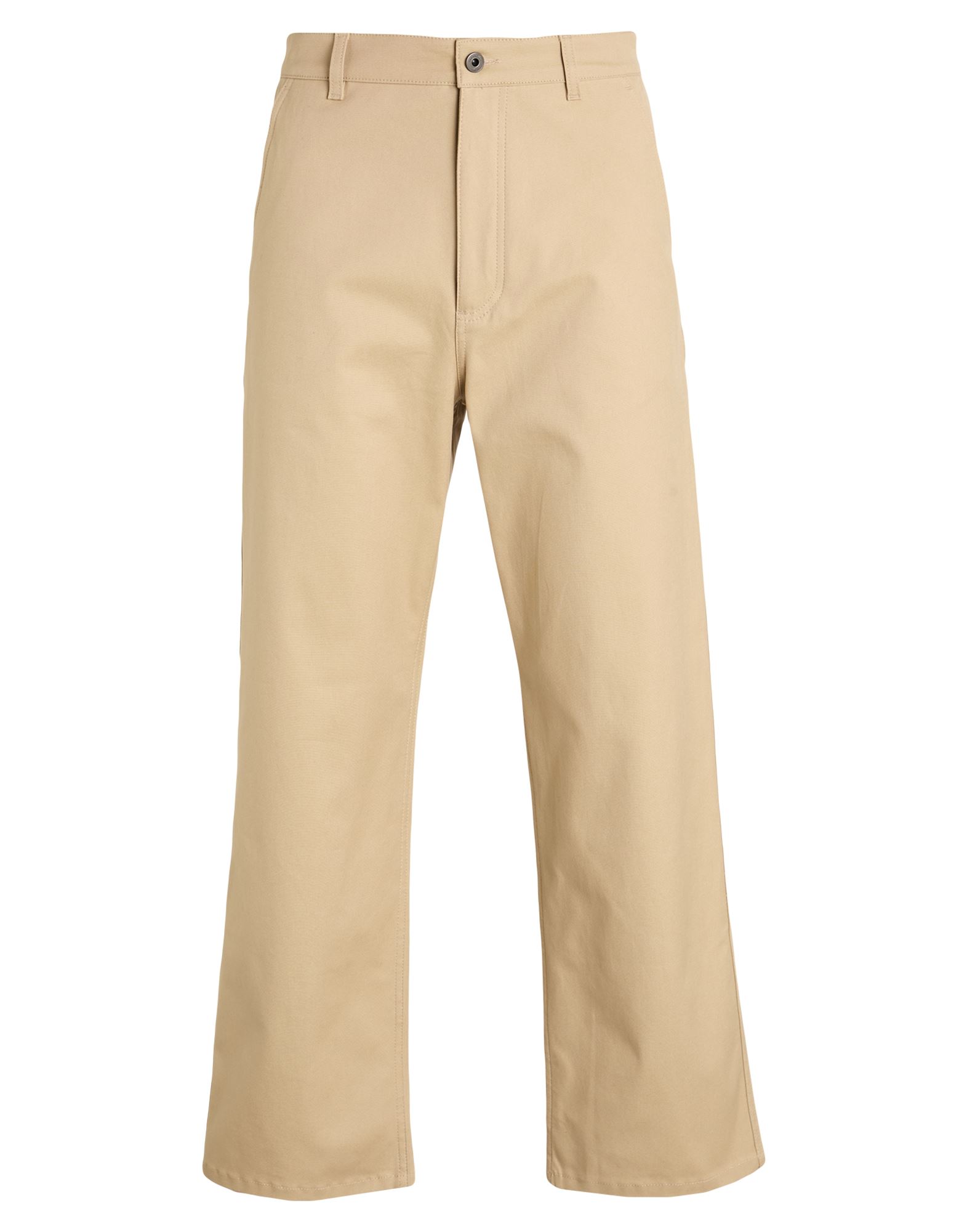 캐주얼 팬츠, 캔바스, 솔리드 컬러, 브랜드 로고, 로우 크로치, 벨트 루프, 스트레이트 레그, 레귤러 핏, 1 버튼, 지퍼 여밈, 멀티 포켓, 스트레치, 손세탁 또는 드라이클리닝, 표백 금지, 건조기 사용불가. 이미지