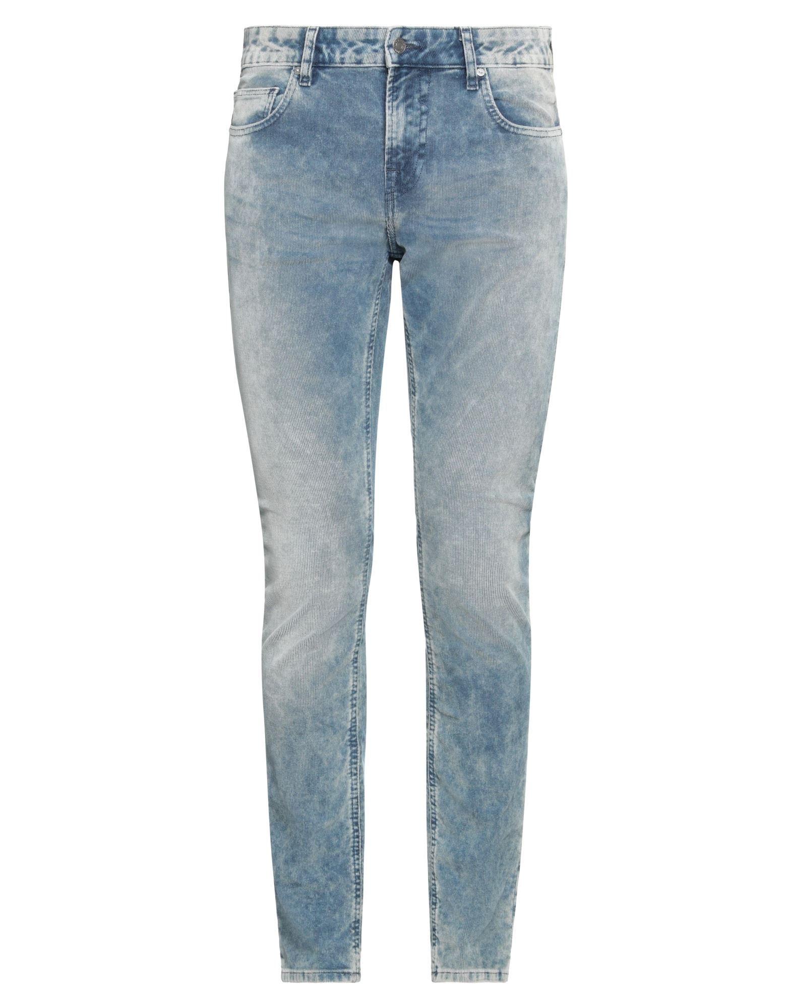 파이브 포켓, 코듀로이, 리브(rib) 조직, 바랜 효과, 데님 효과, 브랜드 로고, 솔리드 컬러, 노멀 웨이스트, 벨트 루프, 테이퍼드 레그, 스키니, 1 버튼, 지퍼 여밈, 포켓 5개, 스트레치. 이미지