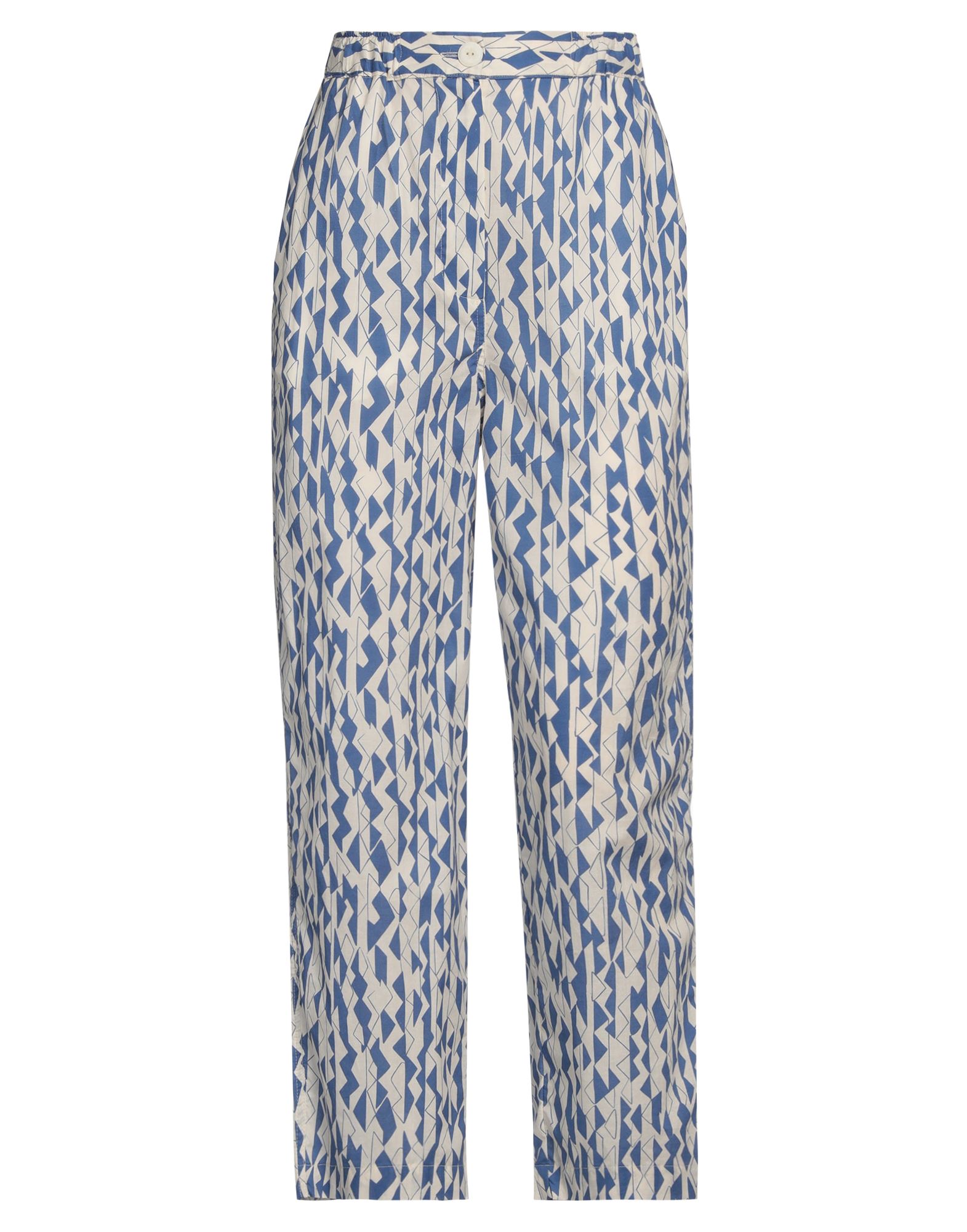 테이퍼드 팬츠, 우븐, 투톤 패턴, 장식 부착 없음, 하이 웨이스트, 엘라스틱 웨이스트라인, 레귤러 핏, 지퍼 여밈, 1 버튼, 웰트 포켓, 세탁기 세탁 또는 드라이클리닝, 표백 금지, 건조기 사용불가. 이미지