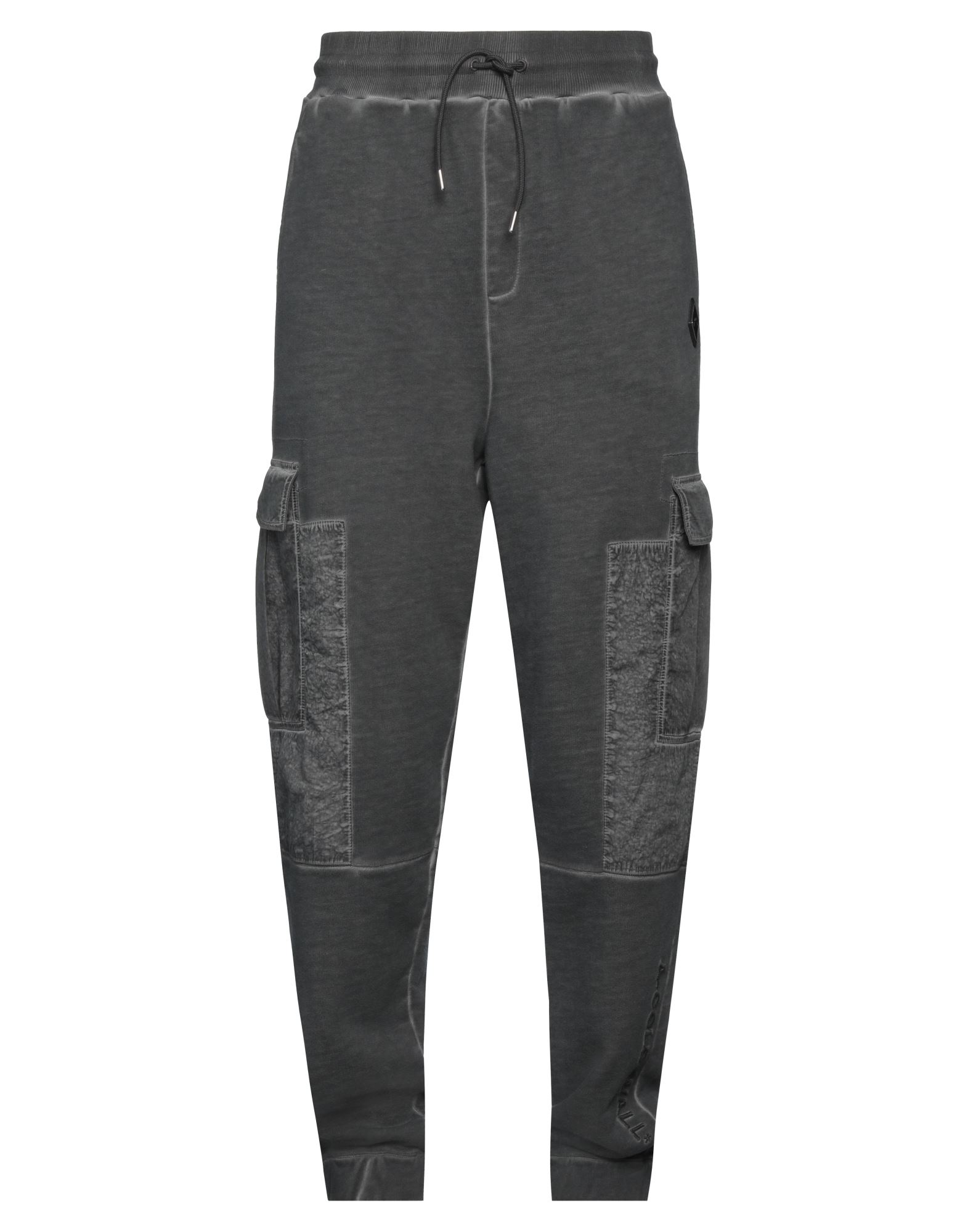 프렌치 테리, 브랜드 로고, 솔리드 컬러, 하이 웨이스트, 테이퍼드 레그, 레귤러 핏, 드로스트링, 멀티 포켓, 세탁기로 세탁, 건조기 사용불가, 표백 금지, 스포츠. 이미지