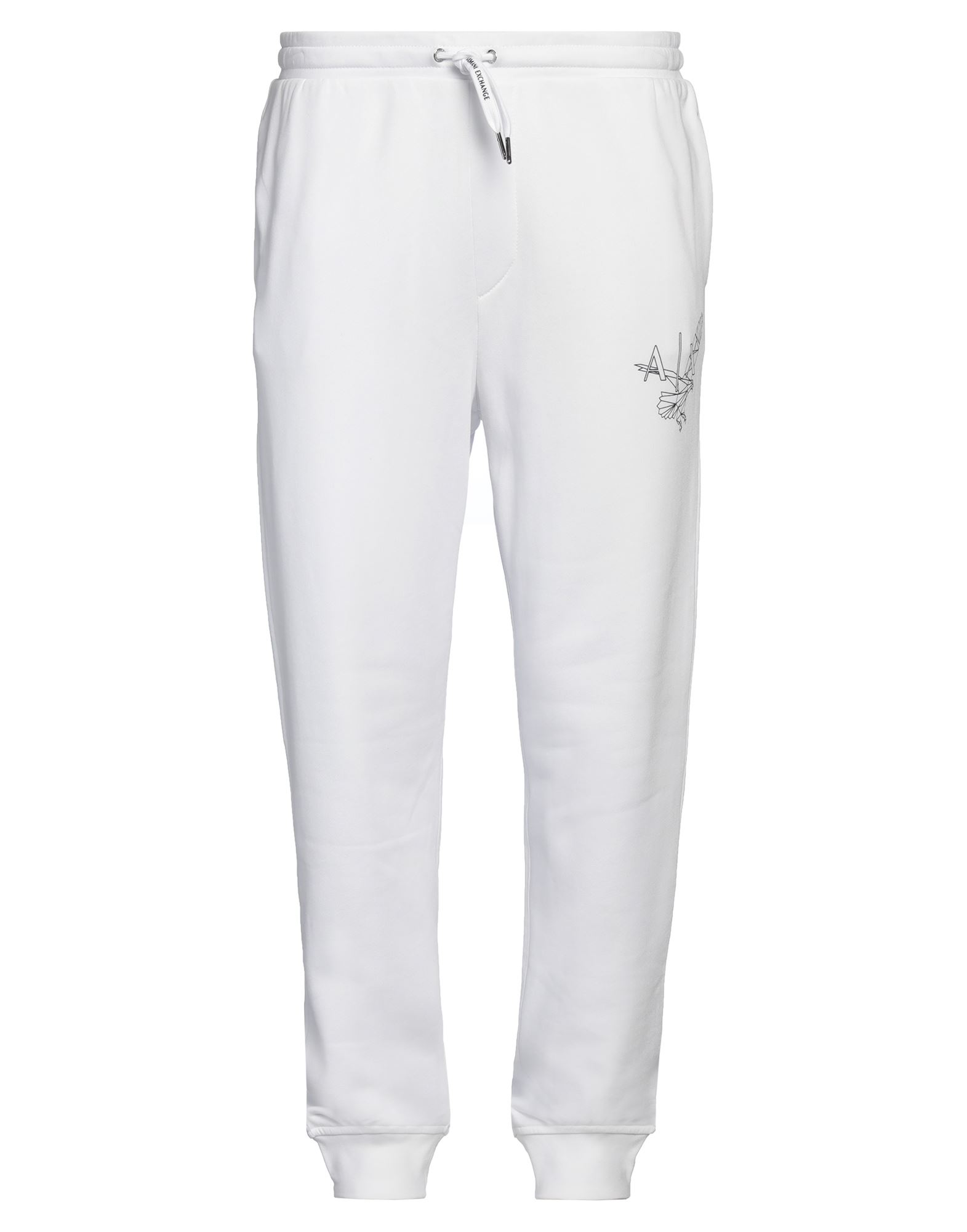 트랙 팬츠, 프렌치 테리, 프린트 디테일 솔리드 컬러, 브랜드 로고, 컴포트 핏, 드로스트링 여밈, 멀티 포켓, 세탁기로 세탁, 표백 금지, 건조기 사용불가. 이미지