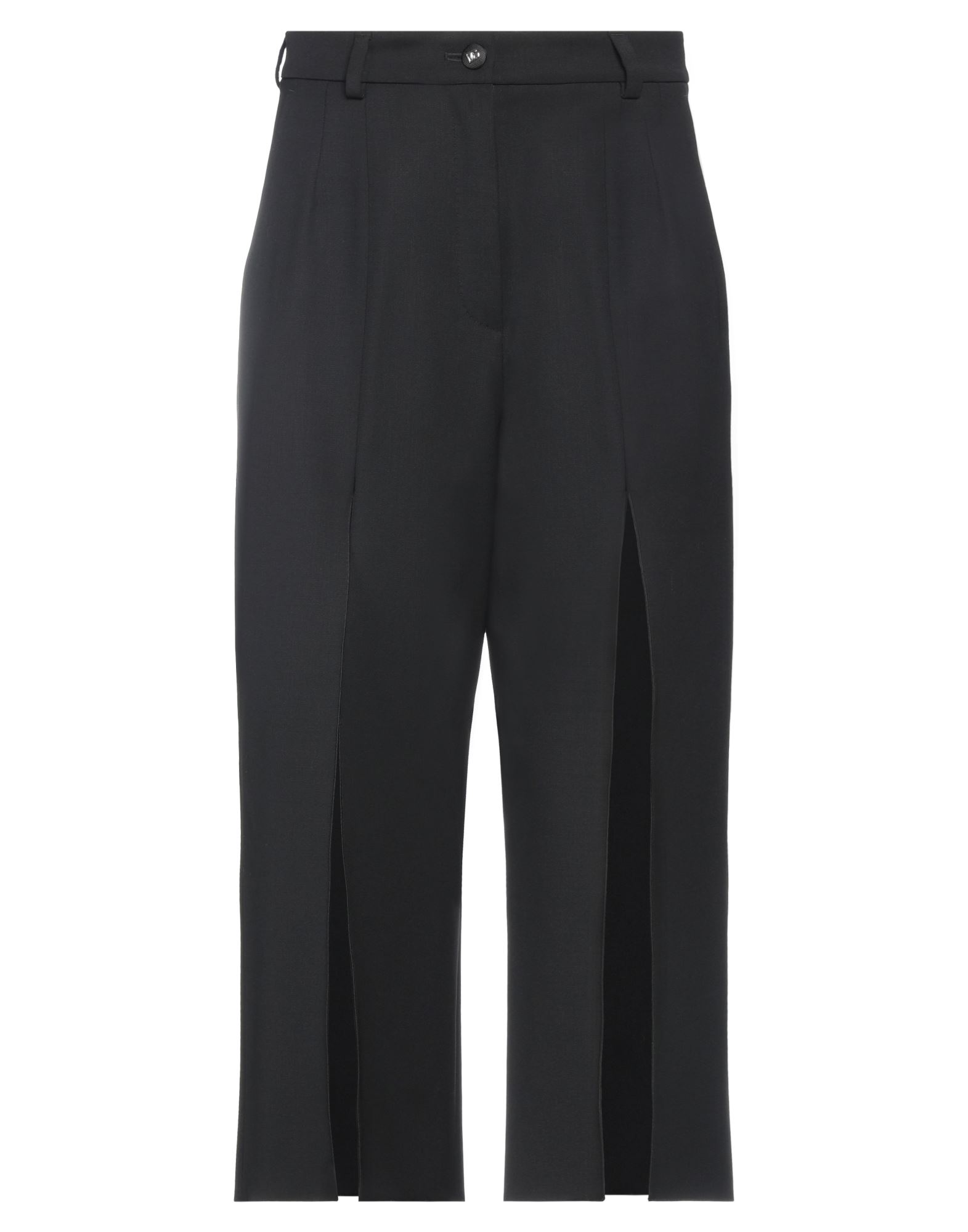 크레이프, 버튼 여밈, 다트, 솔리드 컬러, 레귤러 핏, 스트레이트 레그. 이미지