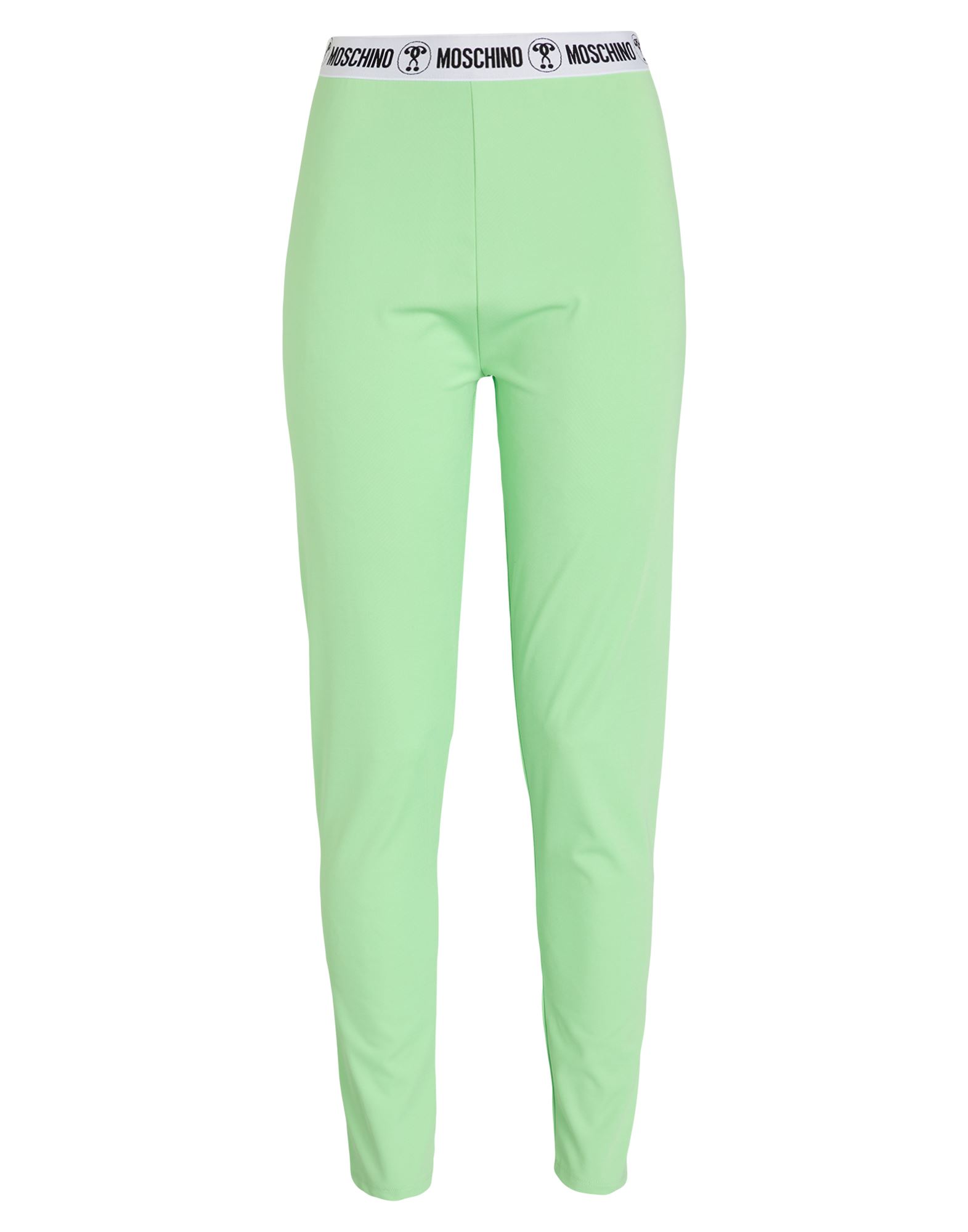 레깅스, 합성 저지, 솔리드 컬러, 브랜드 로고, 스트레치. 이미지