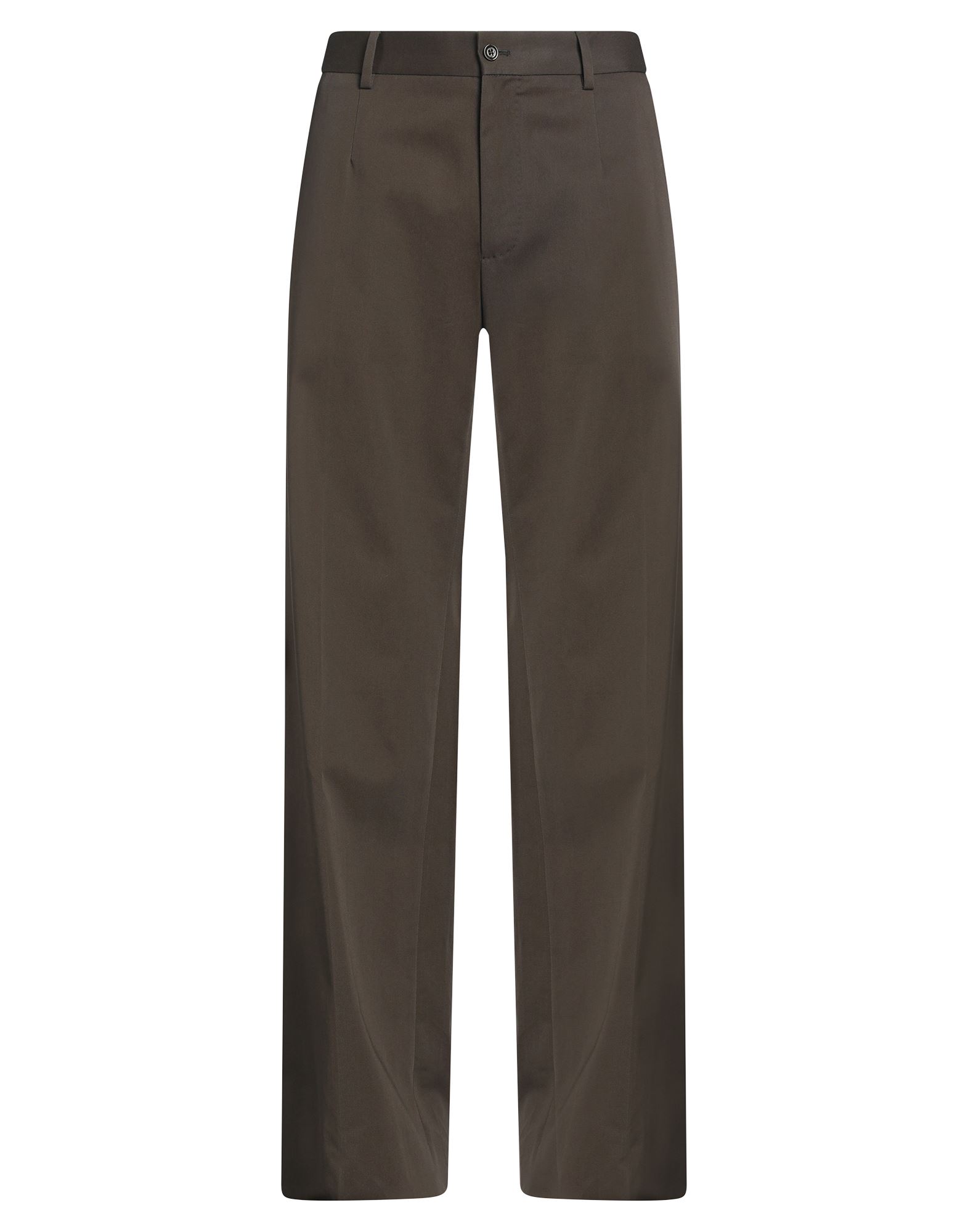 테일러드 팬츠, 개버딘, 장식 부착 없음, 솔리드 컬러, 하이 웨이스트, 벨트 루프, 와이드 레그, 레귤러 핏, 후크 여밈, 지퍼 여밈, 멀티 포켓, 드라이클리닝, 표백 금지, 건조기 사용불가. 이미지