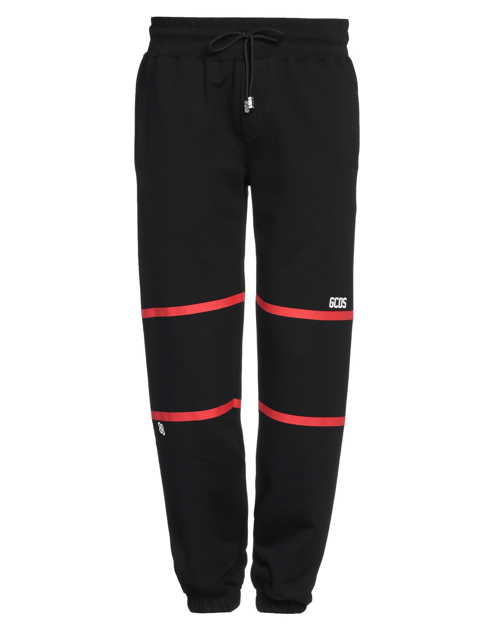 플리스, 브랜드 로고, 투톤 패턴, 하이 웨이스트, 엘라스틱 웨이스트, 테이퍼드 레그, 컴포트 핏, 셀프타이/스트링 여밈, 멀티 포켓, 스포츠. 이미지