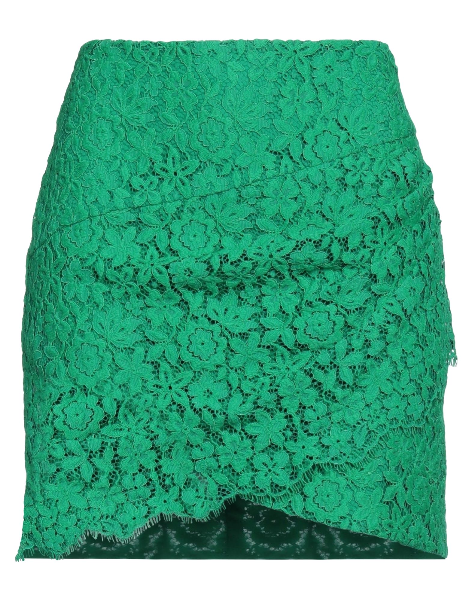 플레어 스커트, 레이스, 솔리드 컬러, 브랜드 로고, 드레이프, 안감있음, 지퍼 여밈, 세탁기 세탁 또는 드라이클리닝, 표백 금지, 건조기 사용불가. 이미지