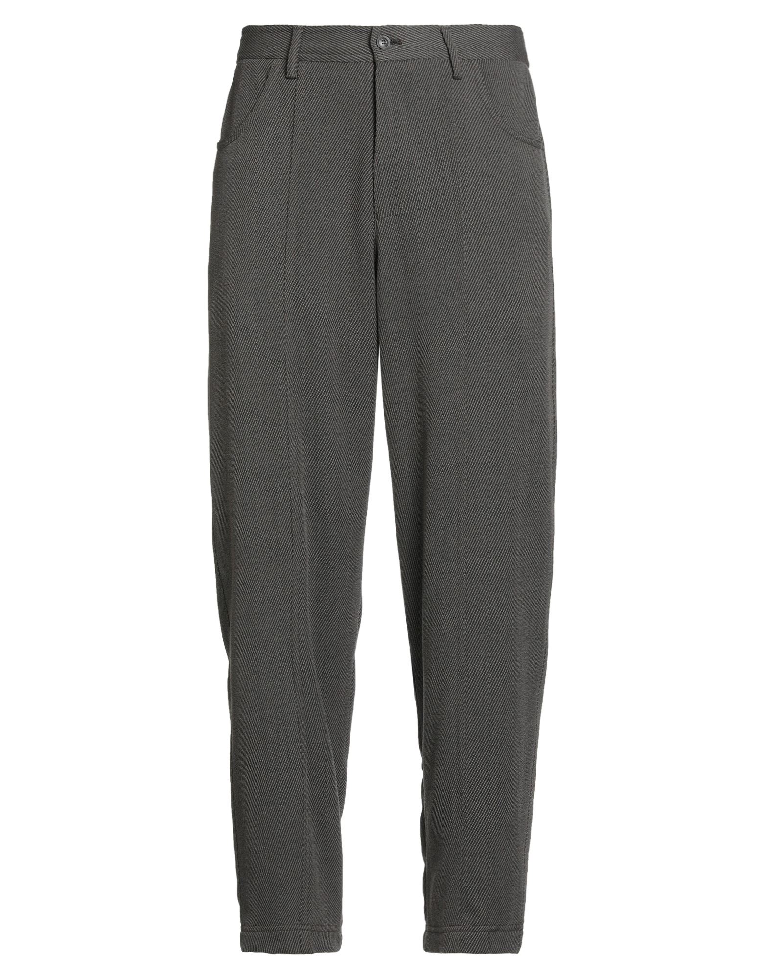 캐주얼 팬츠, 트윌, 스트레치 패브릭, 솔리드 컬러, 장식 부착 없음, 하이 웨이스트, 테이퍼드 레그, 레귤러 핏, 슬릿 포켓, 패치 포켓, 드라이클리닝, 표백 금지, 건조기 사용불가, 동물성 비섬유 자재 함유. 이미지