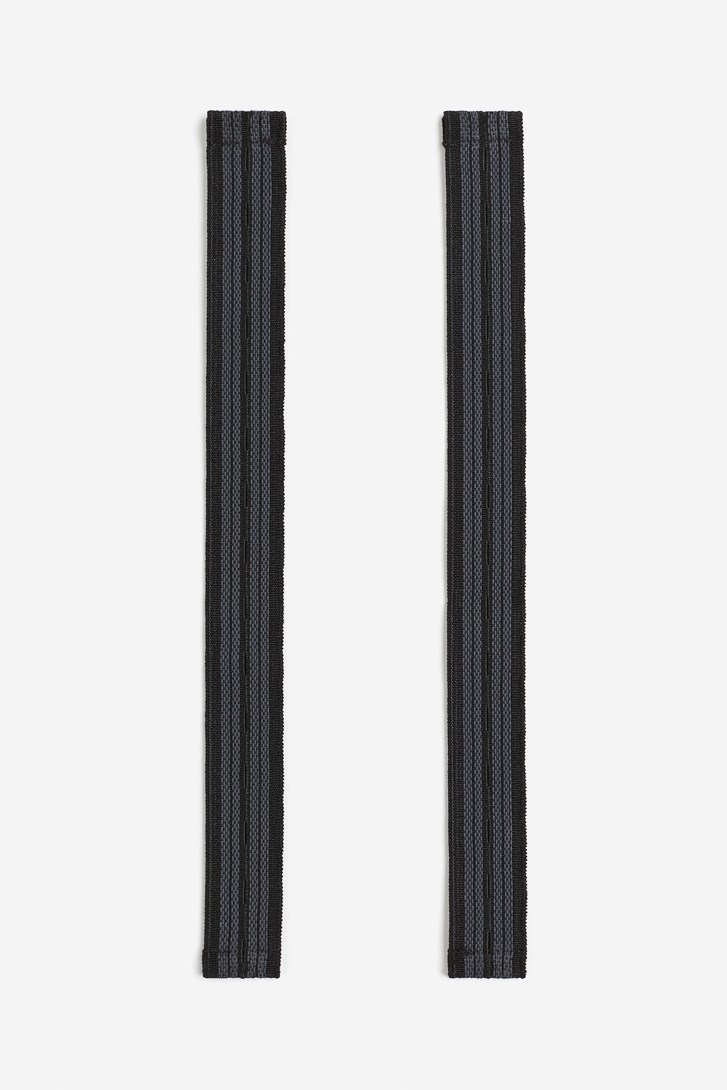 아웃도어 팬츠 또는 점프수트의 발 스트랩이 닳거나 떨어졌을 때 교체하여 수명을 연장할 수 있는 스트랩. 고탄력 밴딩으로 핏 조절 가능. 이미지