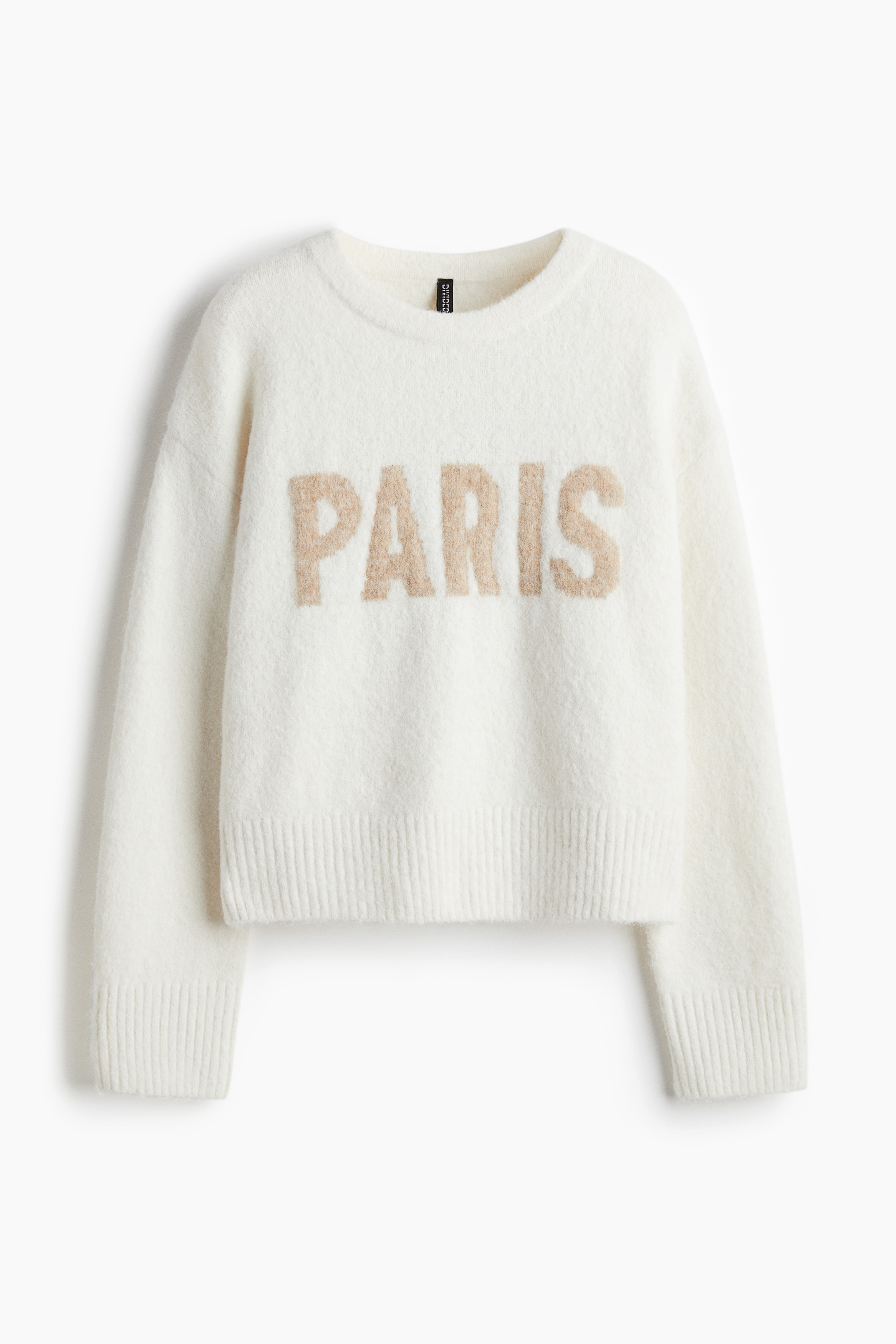 가볍게 기모처리된 부드러운 니트 소재의 긴소매 스웨터. 루즈핏. 라운드넥. 드롭 숄더. 양쪽 옆면 하단에 짧은 트임이 있음. 리브드 소맷단과 아랫단. 이미지