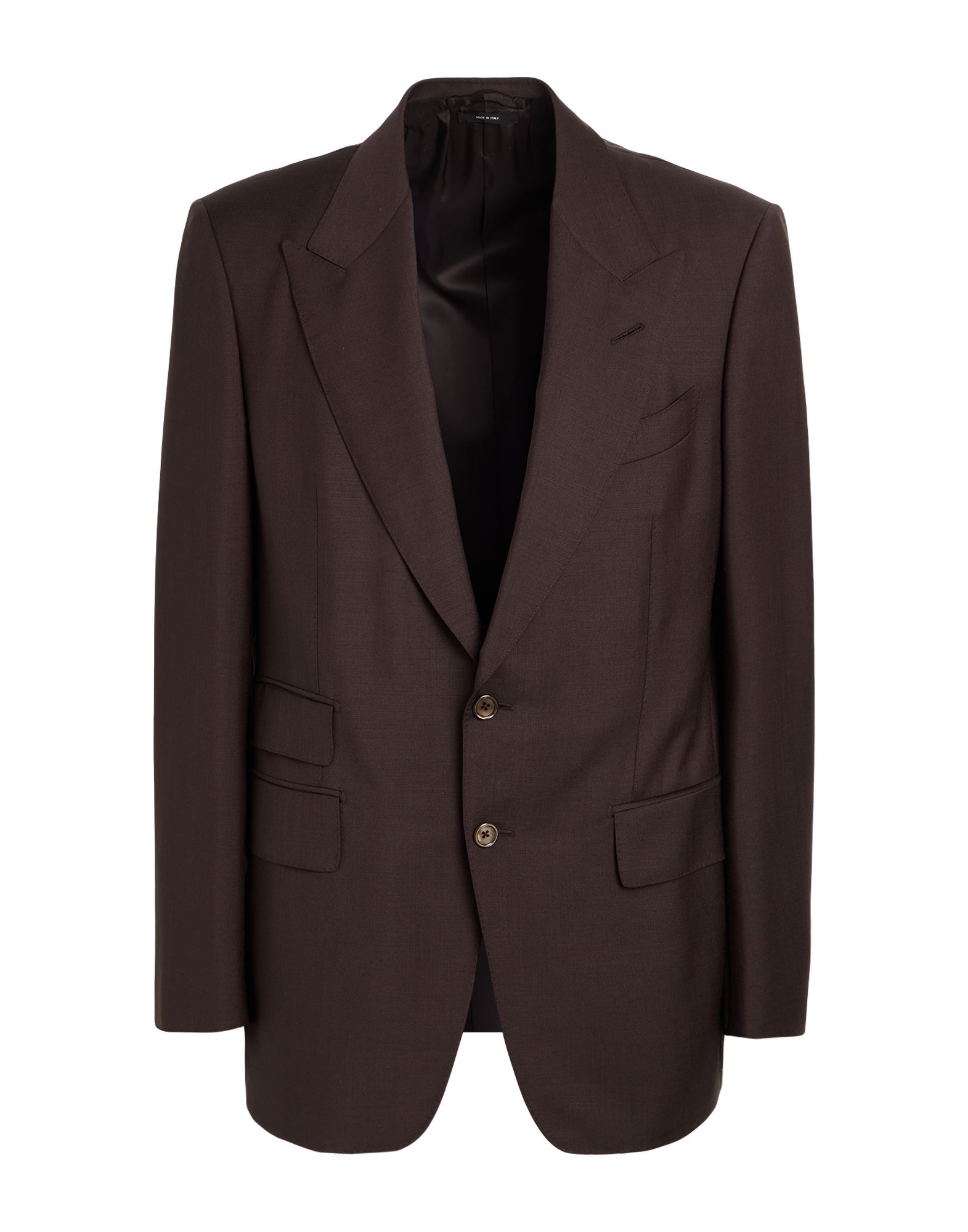 싱글 브레스티드 블레이저, 울, 솔리드 컬러, 장식 부착 없음, 라펠, 롱 슬리브, 안감있음, 버튼 여밈, 멀티 포켓, 드라이클리닝, 표백 금지, 건조기 사용불가, 오피스 룩이나 특별한 날에 적합한 품격 있는 포멀 스타일. 이미지