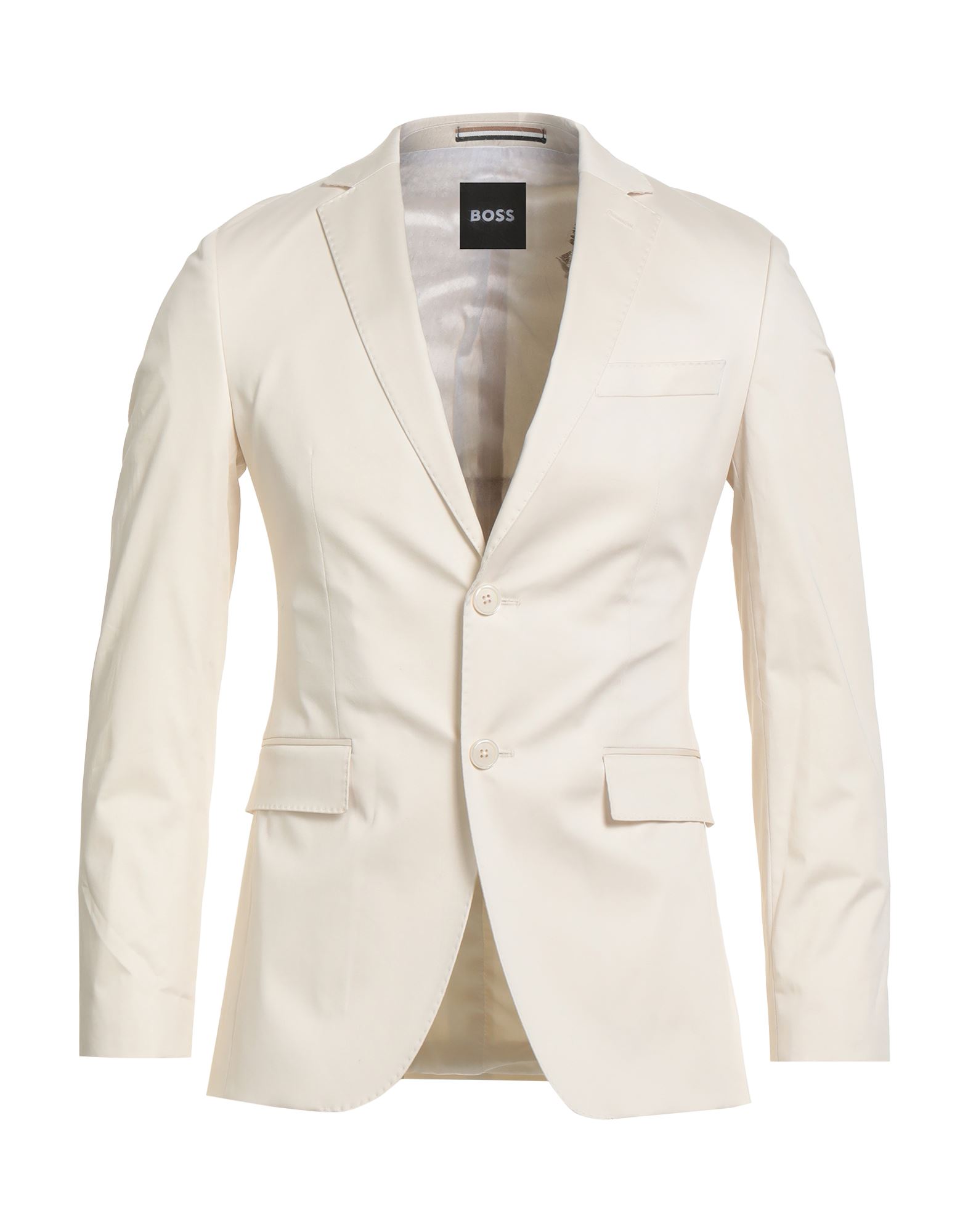 싱글 브레스티드 블레이저, 우븐, 솔리드 컬러, 장식 부착 없음, 라펠, 롱 슬리브, 안감있음, 버튼 여밈, 플랩 포켓, 내부 포켓, 더블 백 슬릿, 스트레치, 드라이클리닝, 표백 금지, 건조기 사용불가. 이미지