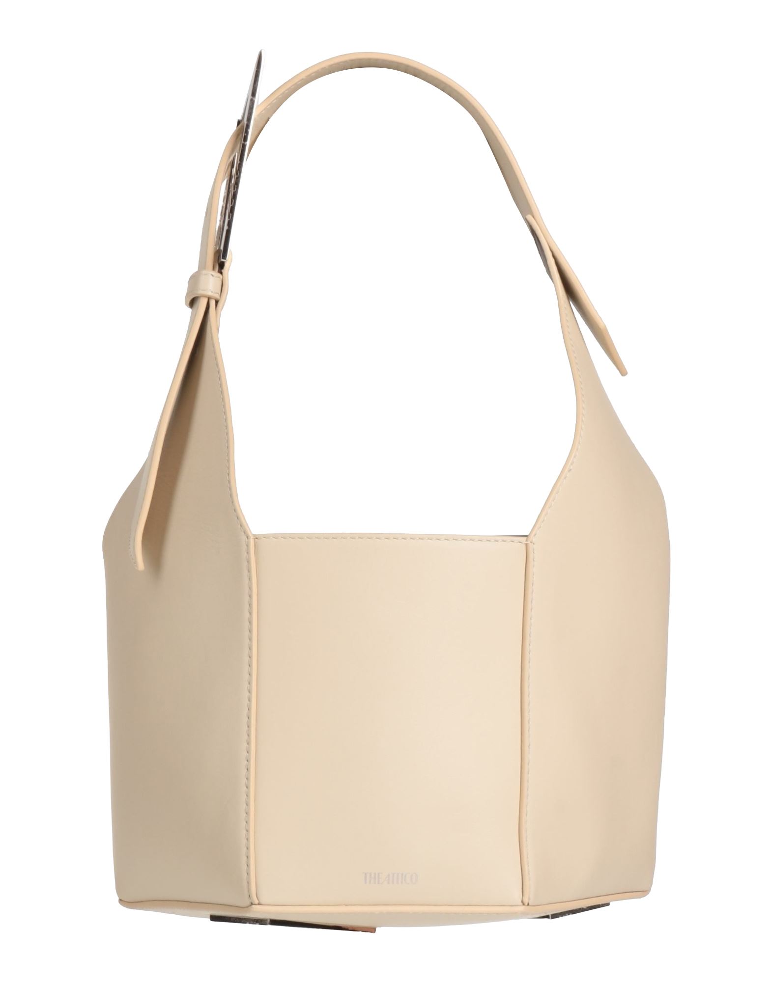 미디엄, 가죽, 장식 부착 없음, 솔리드 컬러, 가죽 백킹, 내부 포켓, 조절가능 핸들, 데이타임, 동물성 비섬유 자재 함유, 버킷백. 이미지