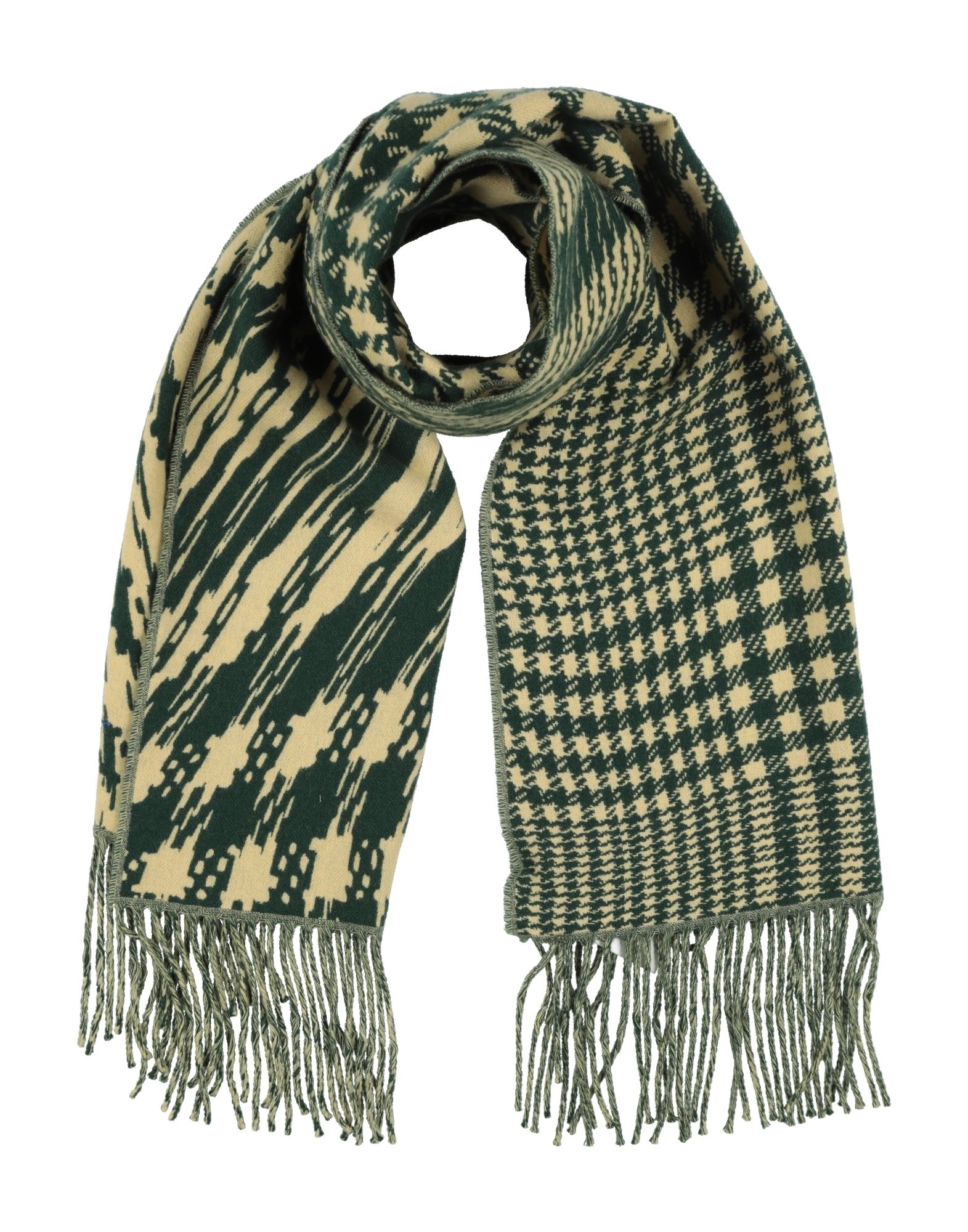 스카프 & 머플러, 플란넬, 하운드투스, 브랜드 로고, 프린지. 이미지