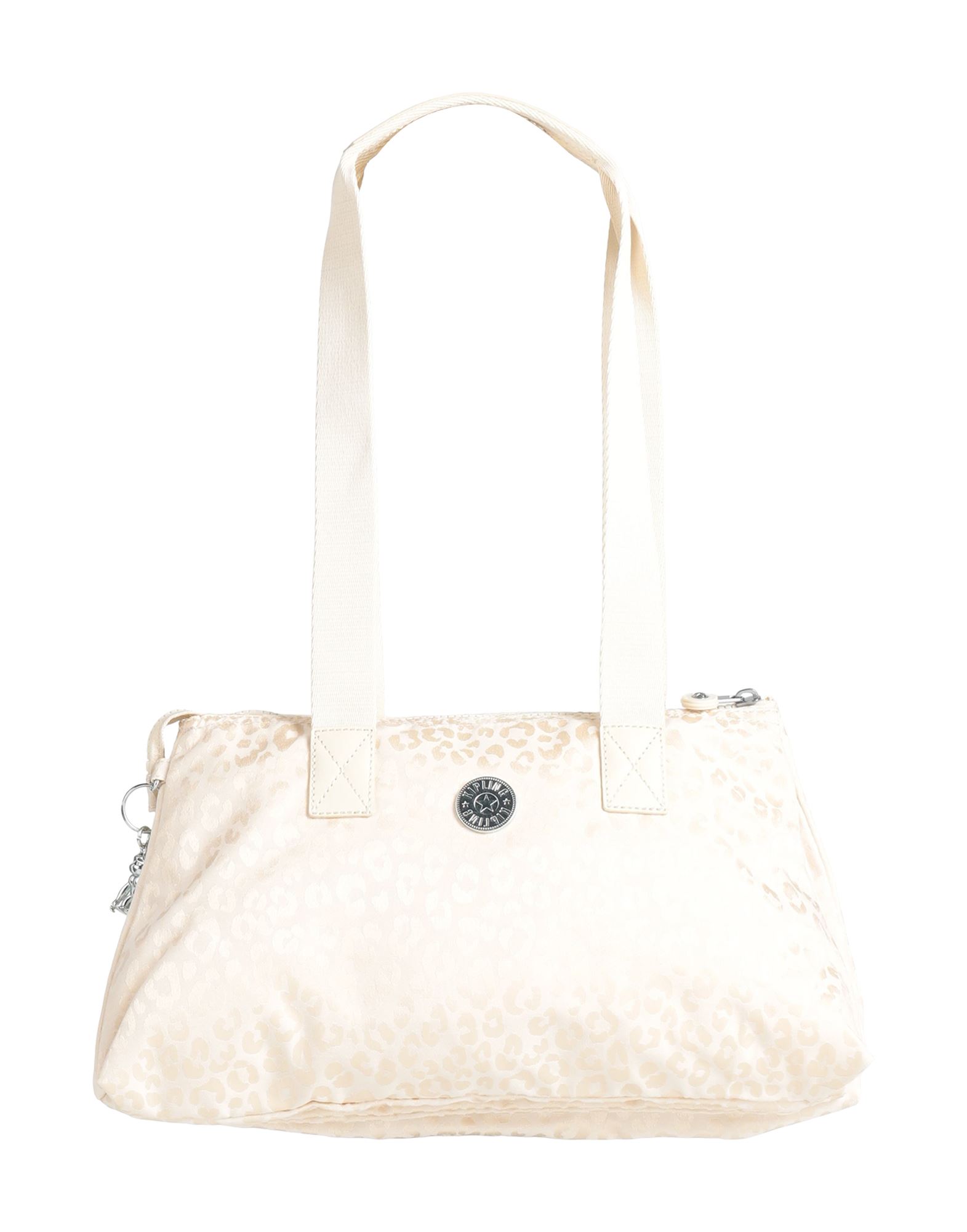 숄더백, 자카드, 레오파드 패턴, 브랜드 로고, 지퍼 여밈, 내부 컴파트먼트, 더블 핸들, 라지 스타일. 이미지