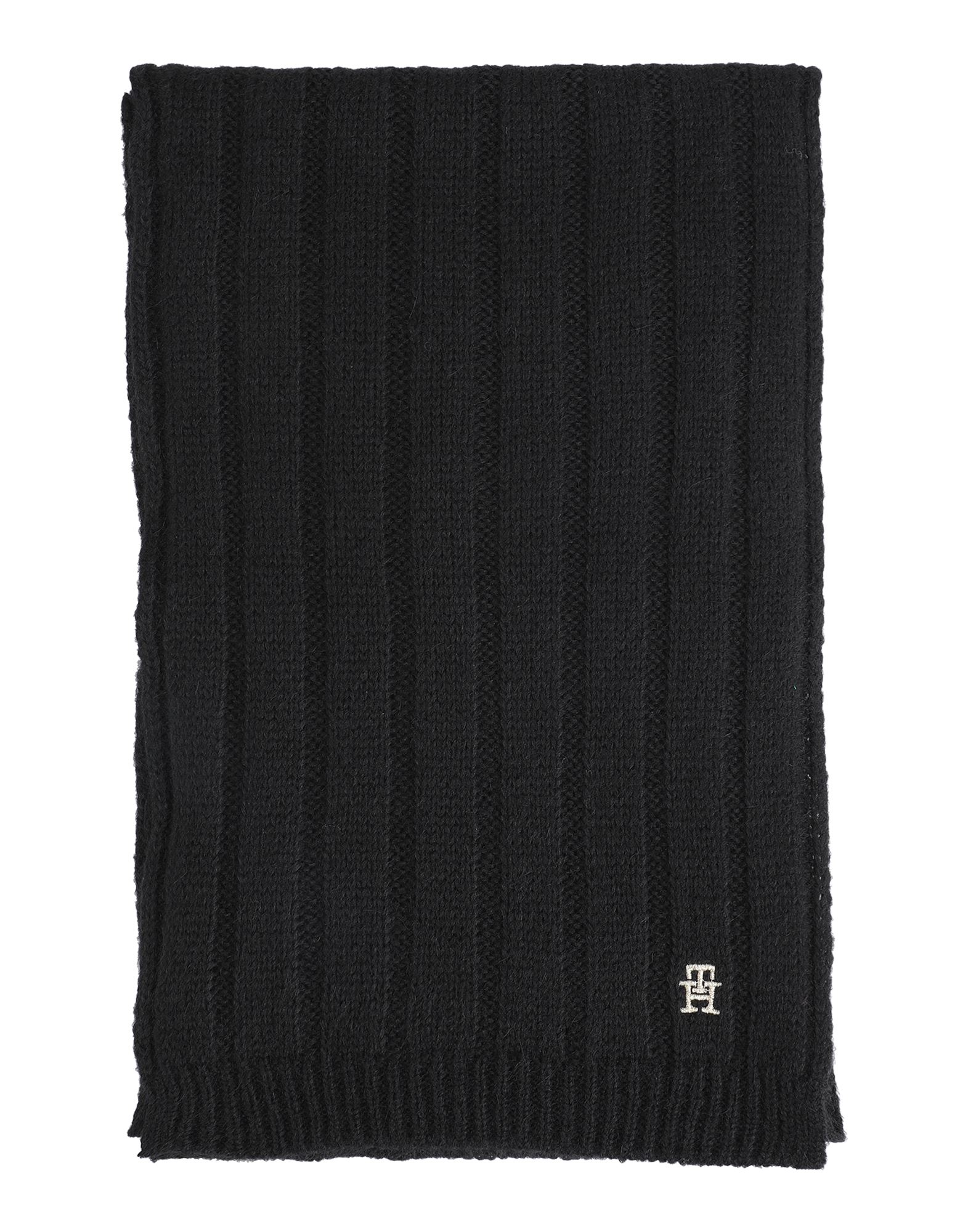 캔바스, 라이트웨이트 니트, 브랜드 로고, 자수, 솔리드 컬러, 스카프 & 머플러. 이미지