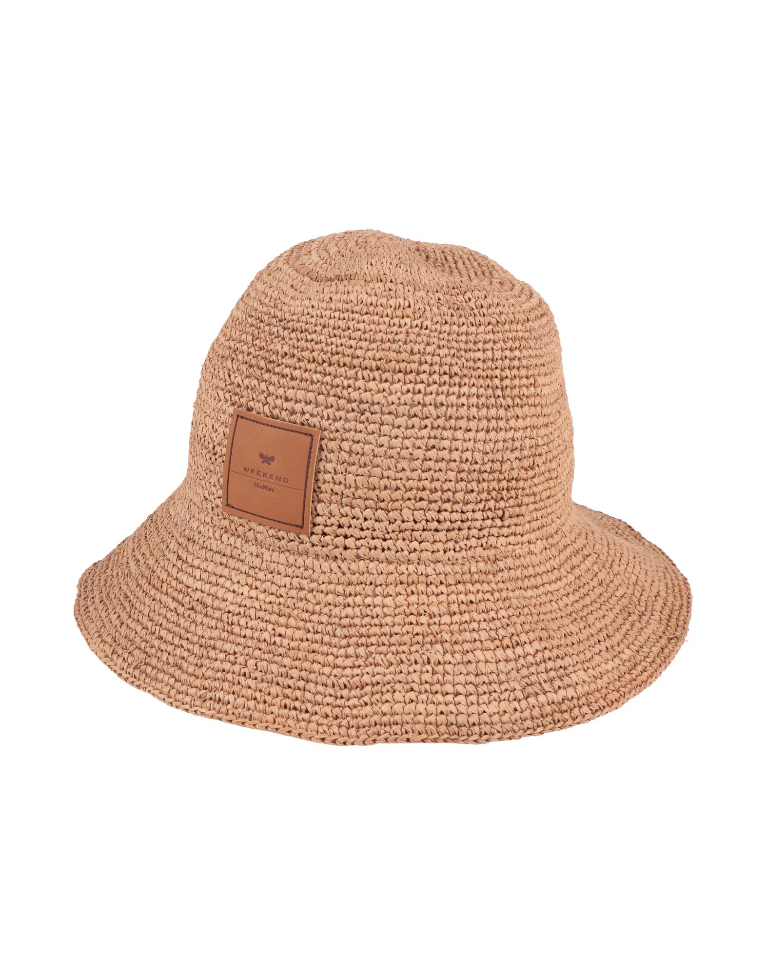 비치 햇, 라피아, 솔리드 컬러, 브랜드 로고, 라지 브림, 안감없음, 드라이클리닝 금지, 표백 금지, 건조기 사용불가, 다림질 금지, 바다로 떠나는 주말 여행이나 휴가를 위한 세련되고 편안한 스타일. 이미지