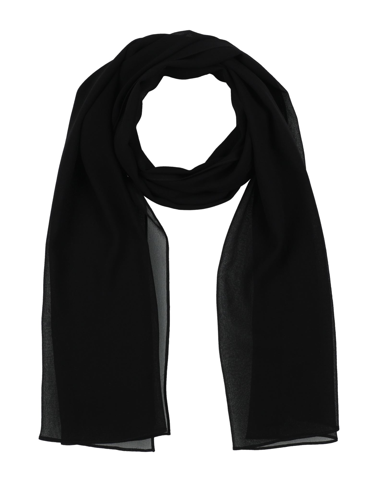 스카프 & 머플러, 쉬폰, 솔리드 컬러, 장식 부착 없음, 손세탁 또는 드라이클리닝, 표백 금지, 건조기 사용불가. 이미지