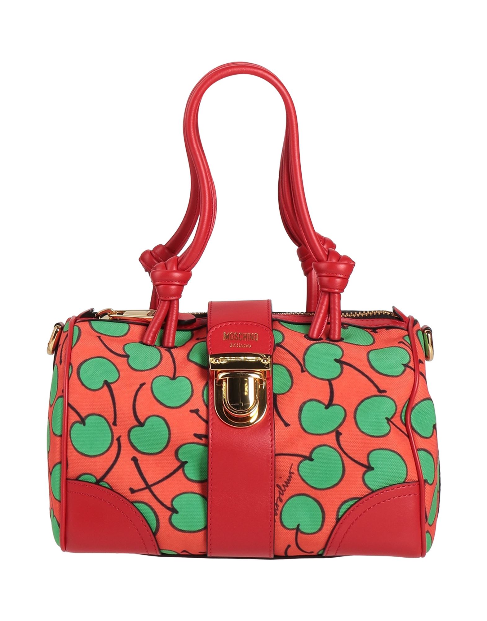 사첼백, 캔바스, 가죽, 멀티컬러 패턴, 브랜드 로고, 지퍼 여밈, 클래스프 클로져, 안감있음, 내부 포켓, 더블 핸들, 탈착가능 숄더 스트랩, 미디엄 스타일, 동물성 비섬유 자재 함유, 바다로 떠나는 주말 여행이나 휴가를 위한 세련되고 편안한 스타일. 이미지