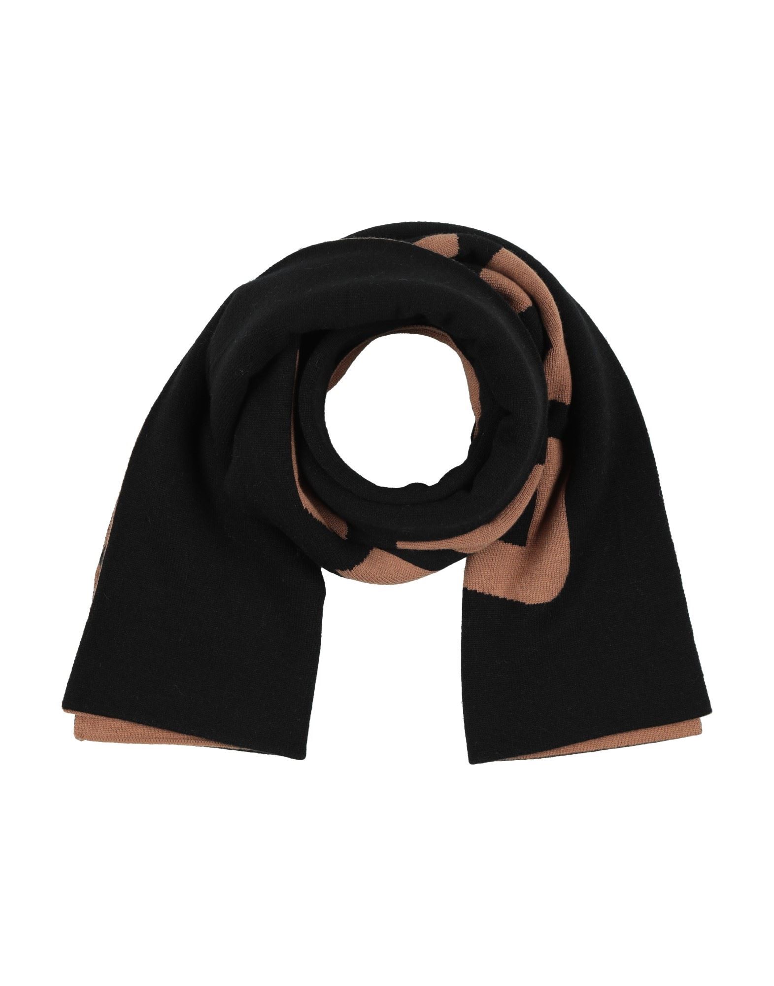 스카프 & 머플러, 니트 소재, 라이트웨이트 니트, 투톤 패턴, 장식 부착 없음, 손세탁, 표백 금지, 건조기 사용불가, 다림질 금지. 이미지